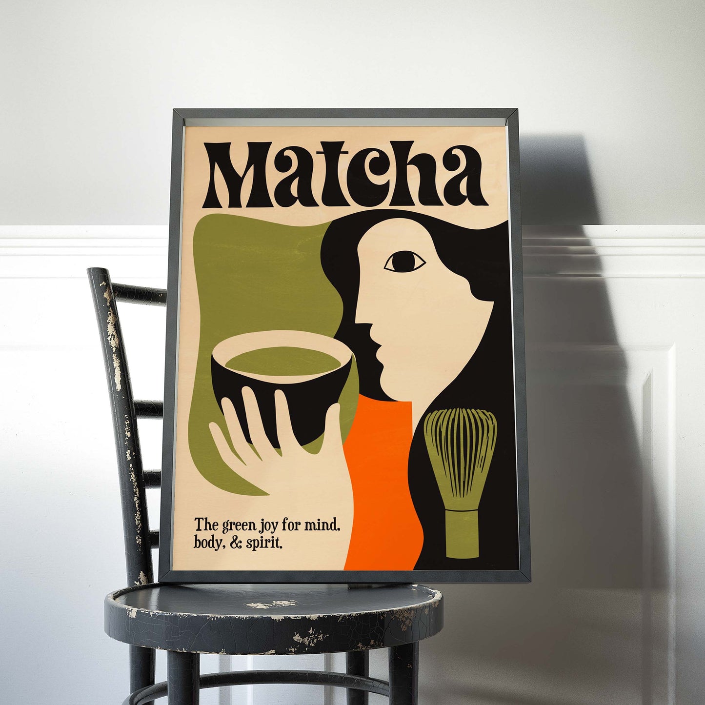 Matcha Tea Print Wall Art