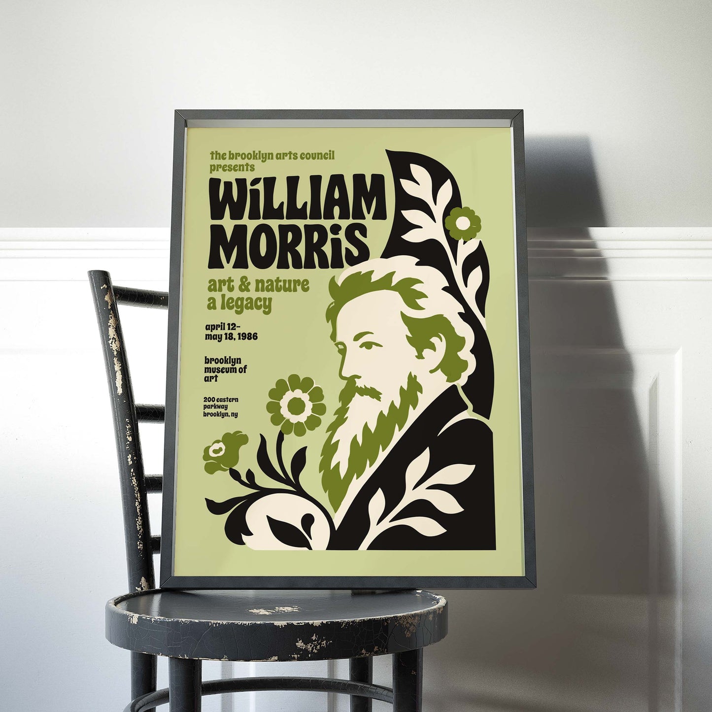William Morris Exhibition Poster Print