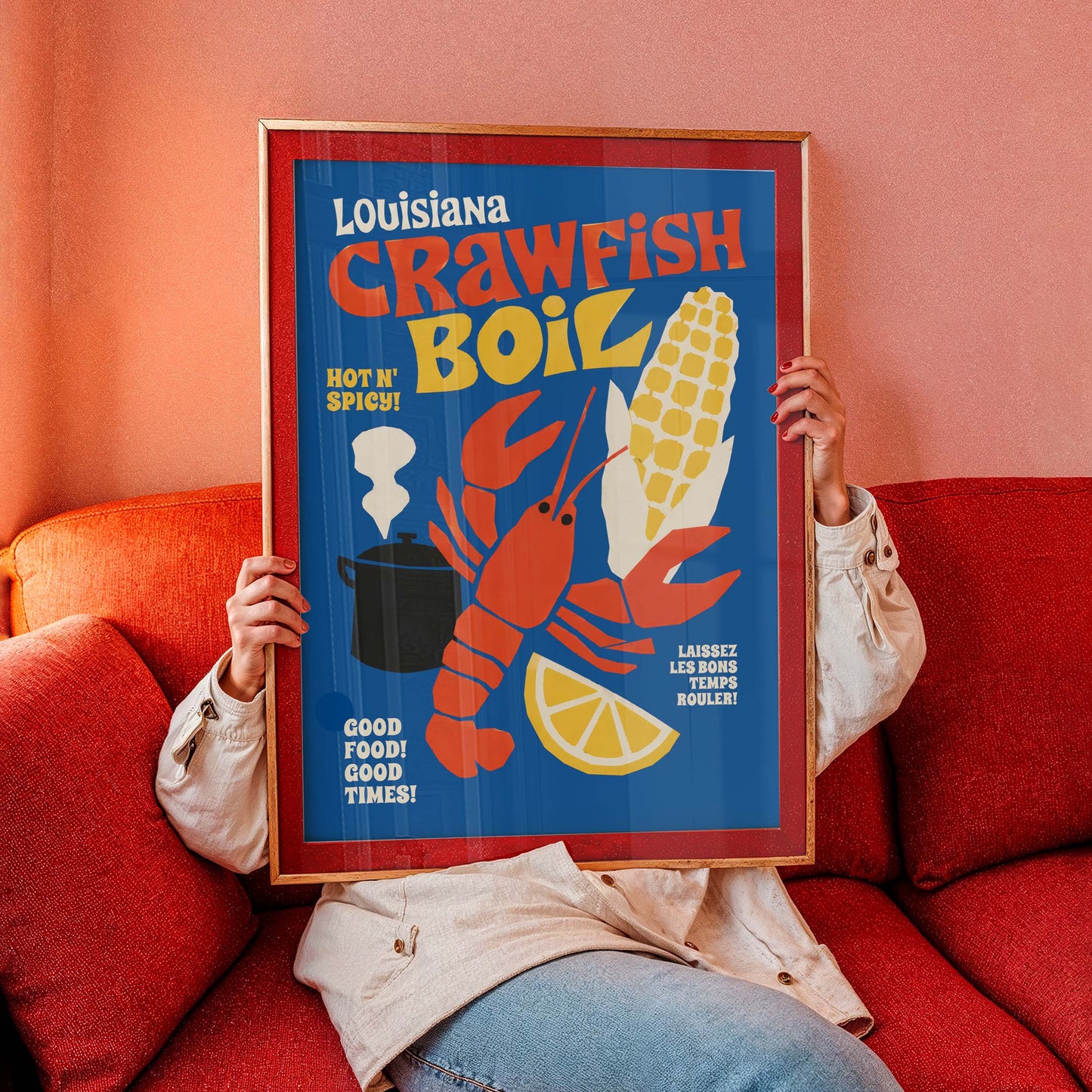 Louisiana Crawfish Boil Wall Art