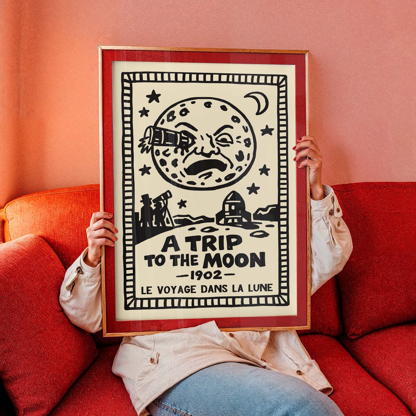 A Trip To The Moon Film Poster