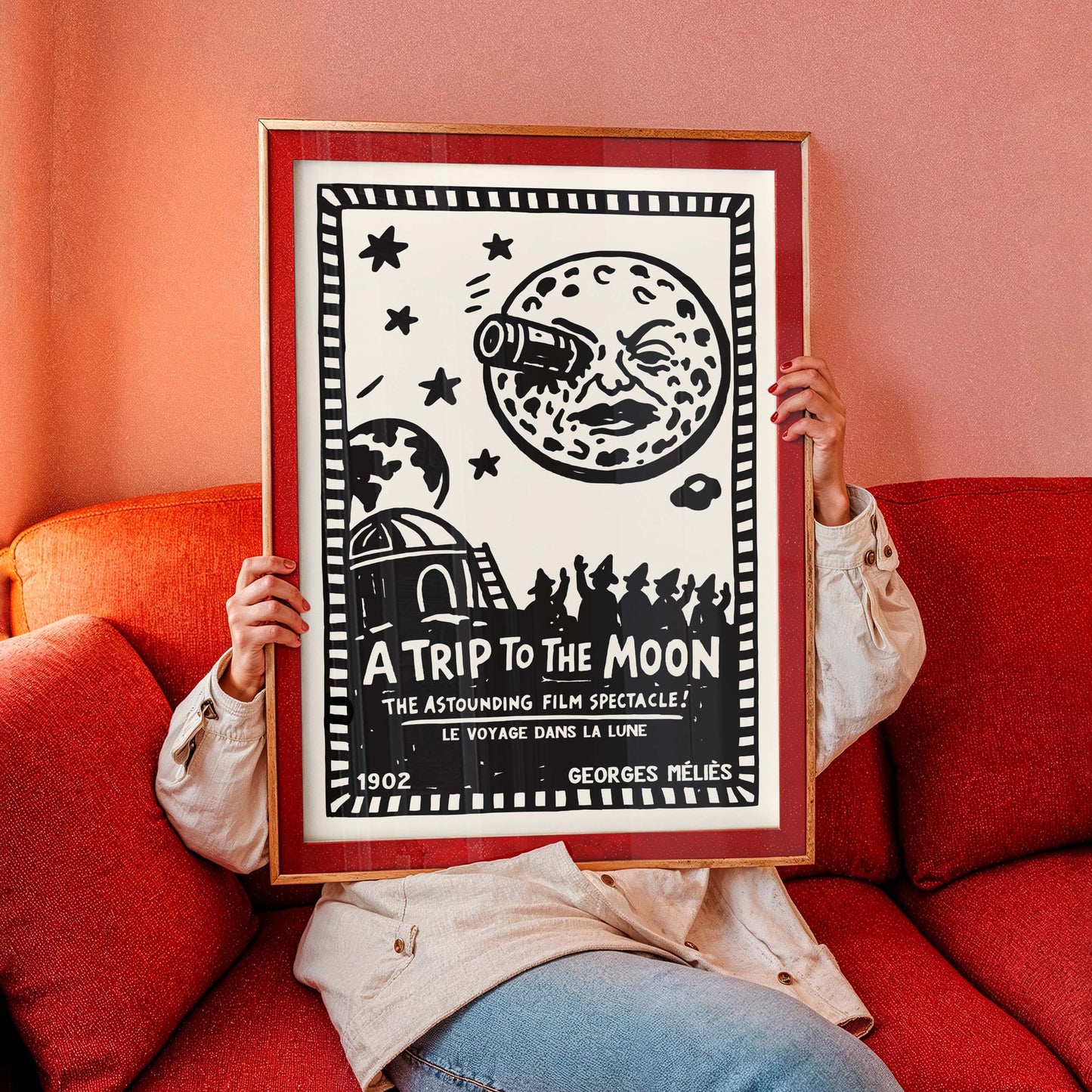 A Trip To The Moon Poster Print