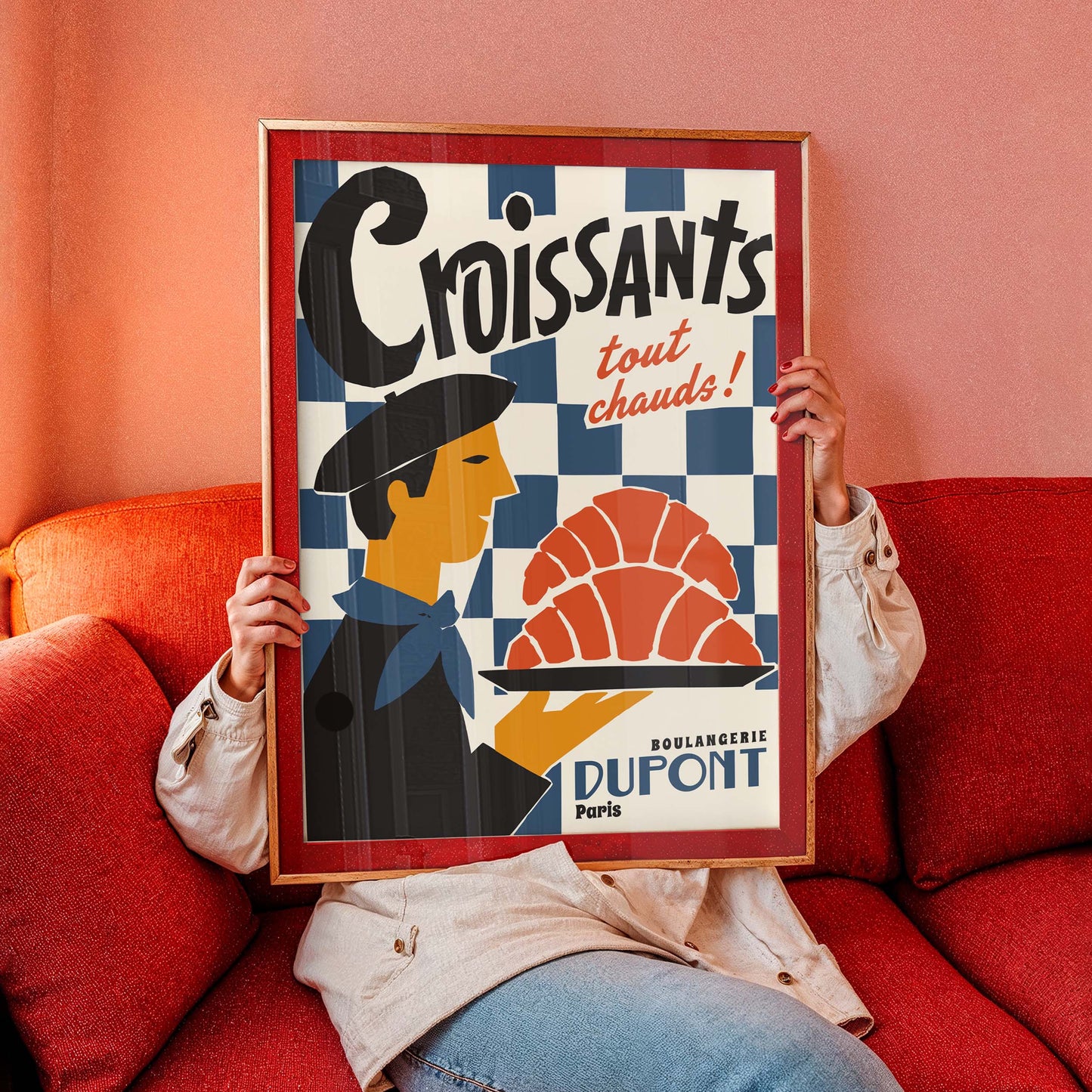 Croissant France Wall Art