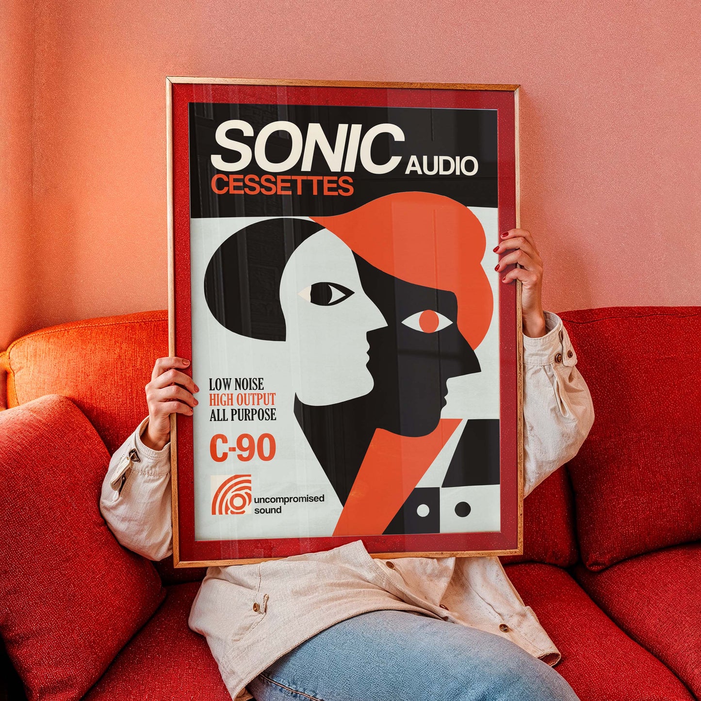 Sonic Audio Cassettes Wall Art