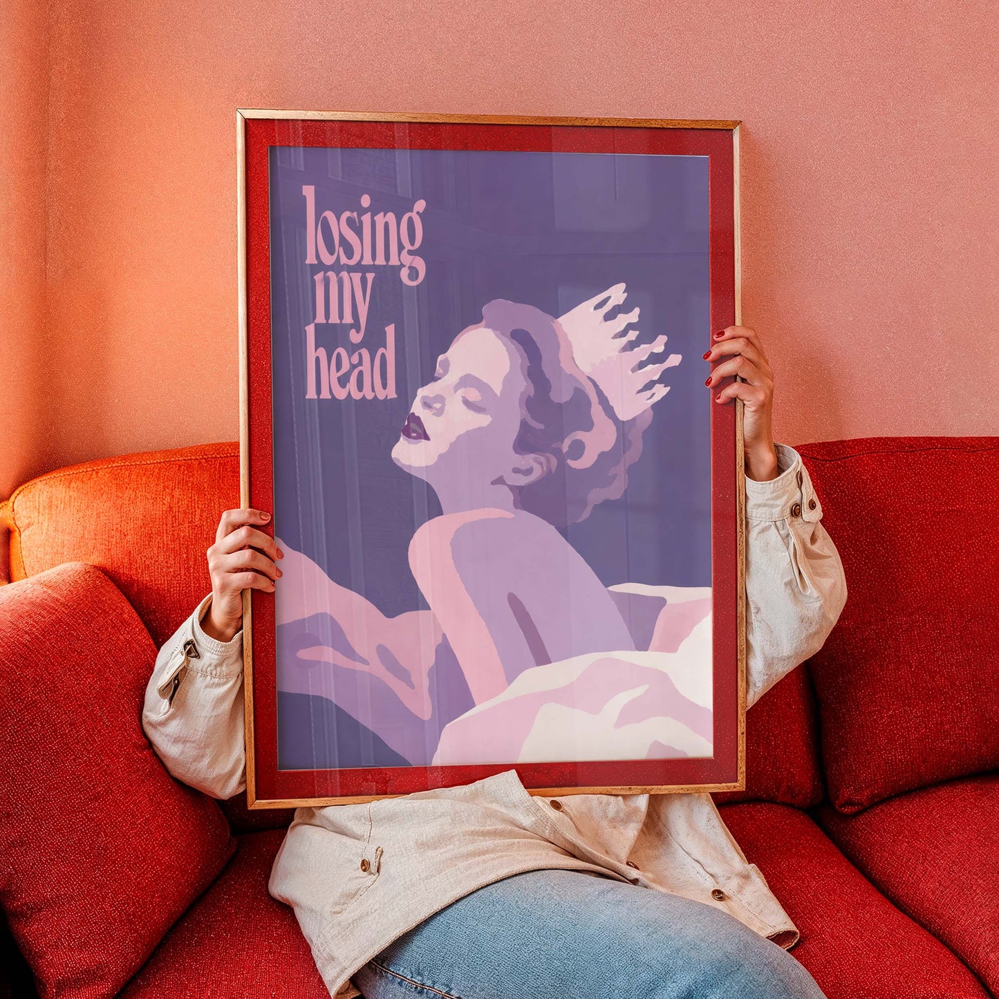 Losing My Head Print