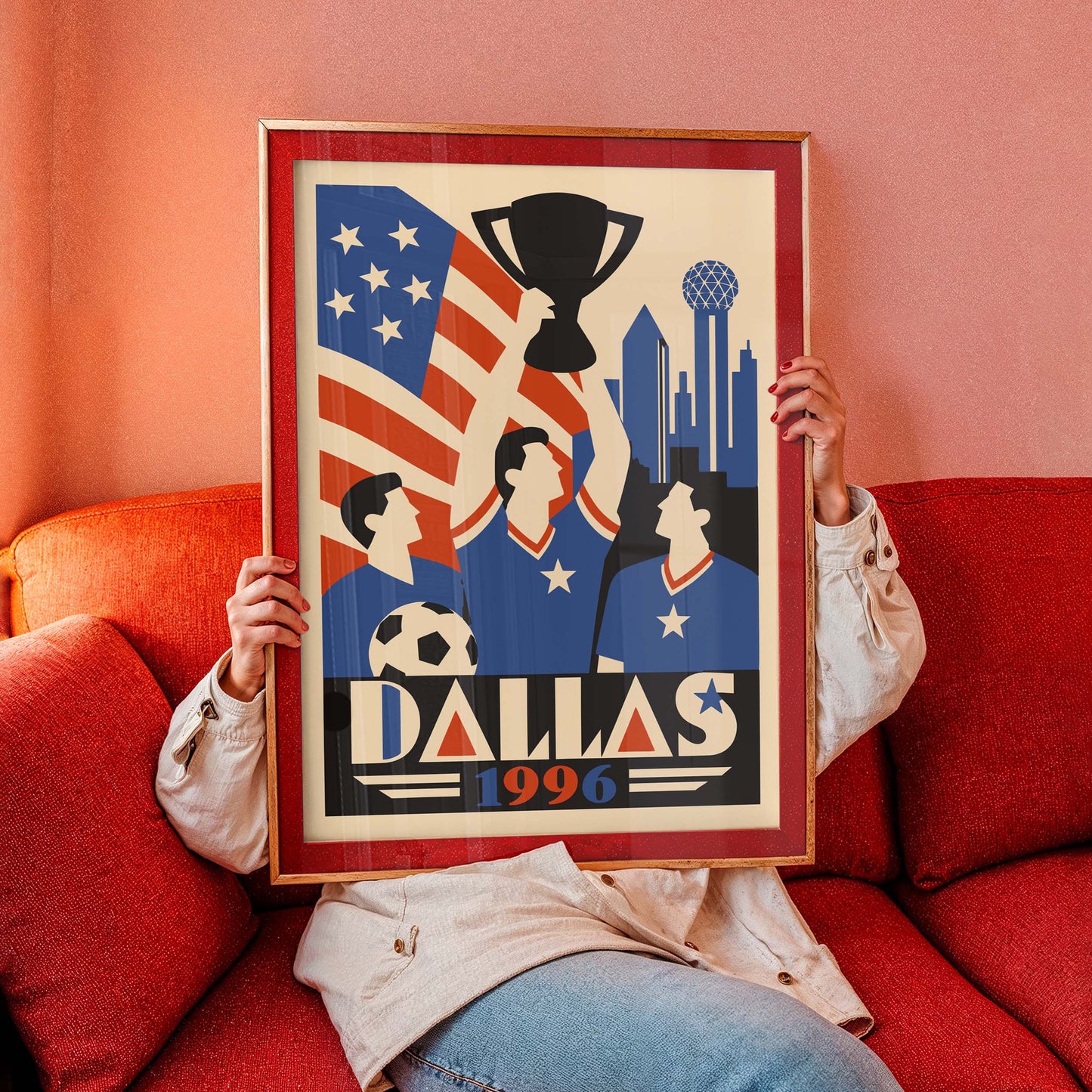 Dallas Soccer Cup Poster Print
