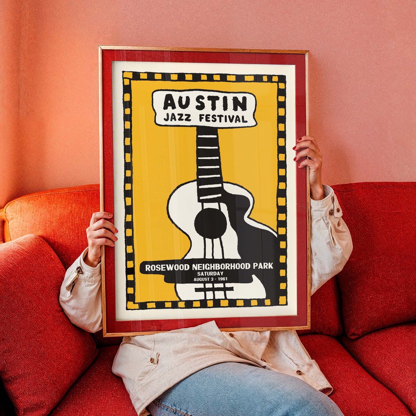 Austin Jazz Festival Poster Print