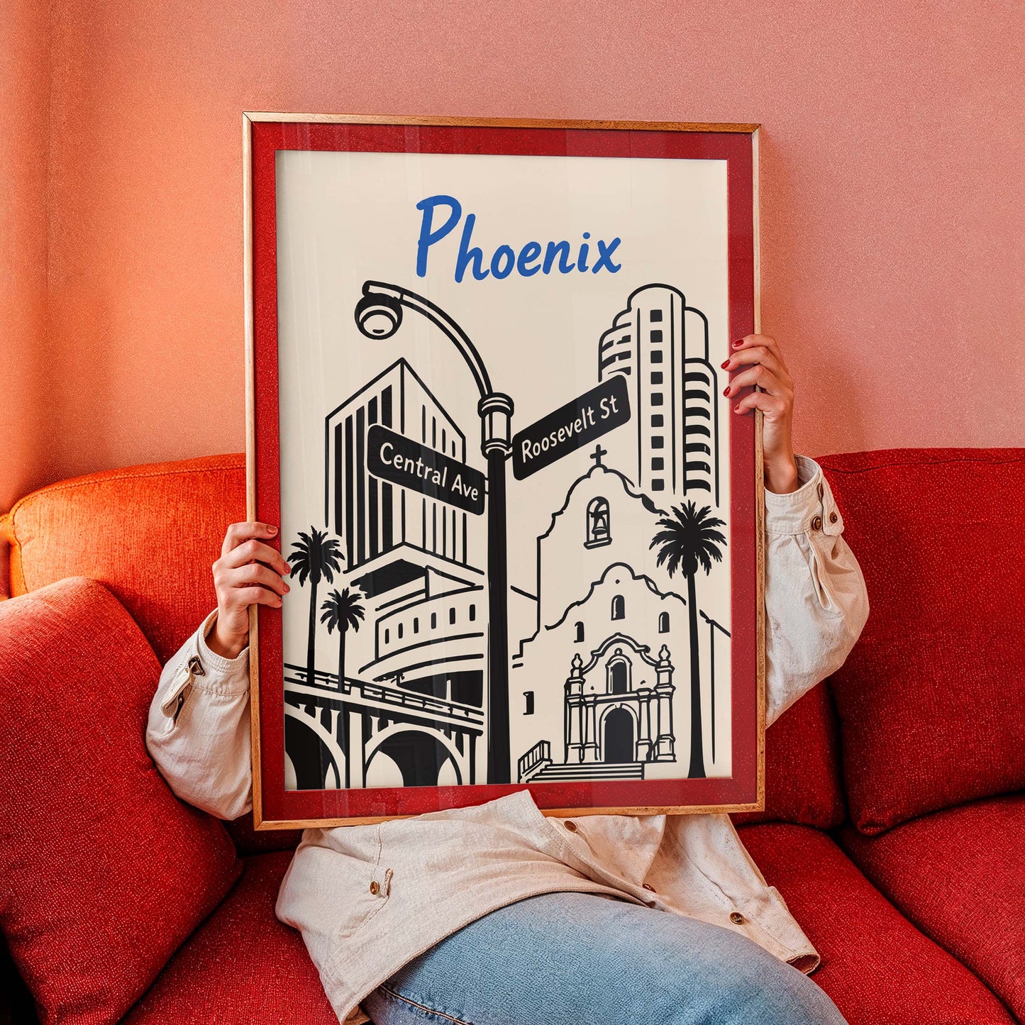 Phoenix Arizona Cityscape Wall Art