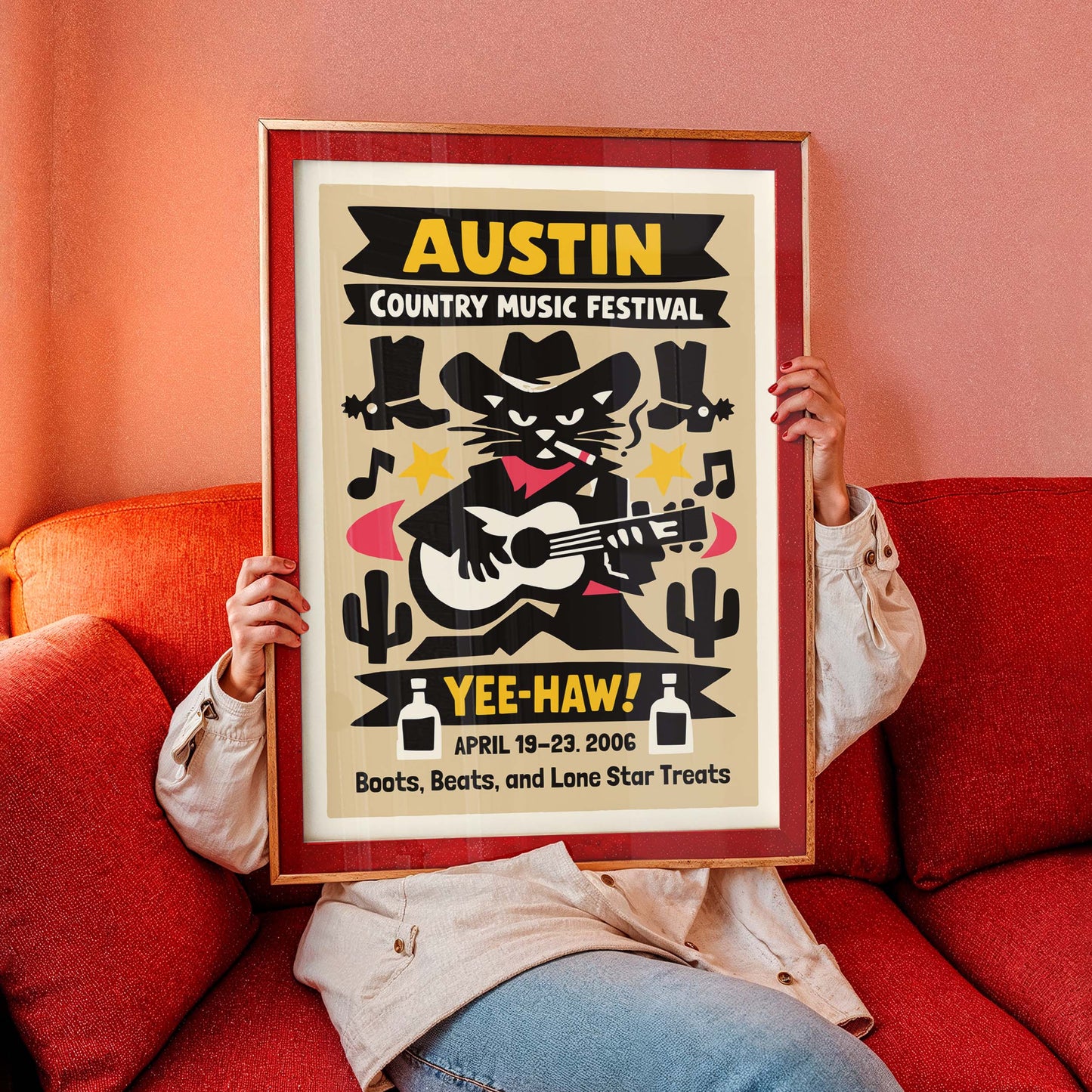 Austin Country Music Festival Poster