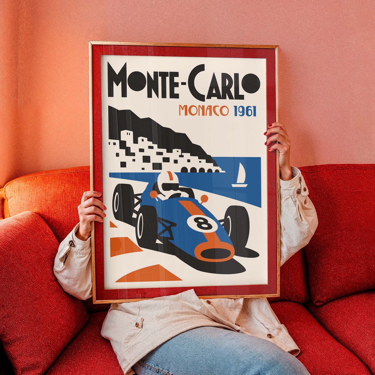 Monaco Racing 1961 Poster