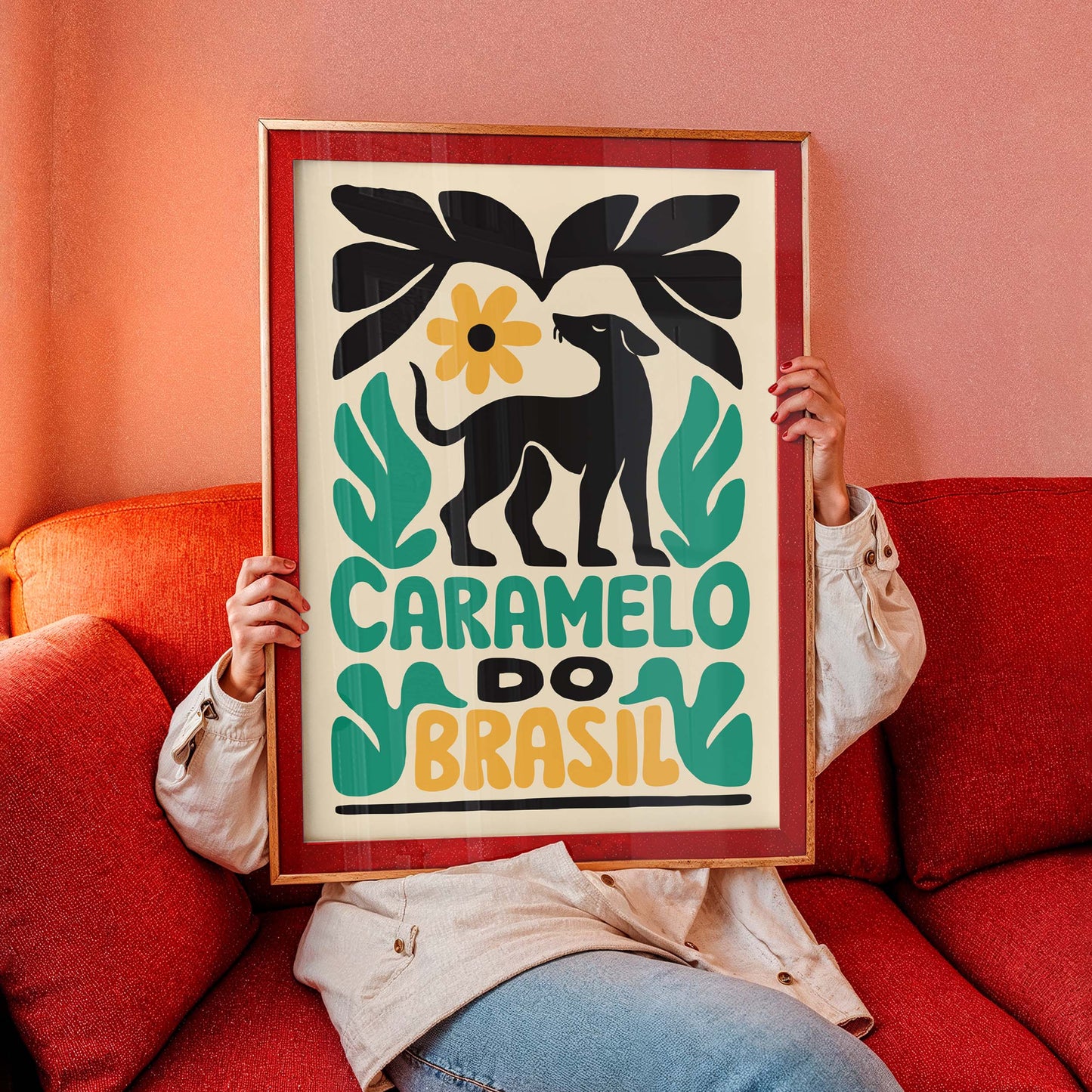 Caramelo Do Brasil Dog Poster