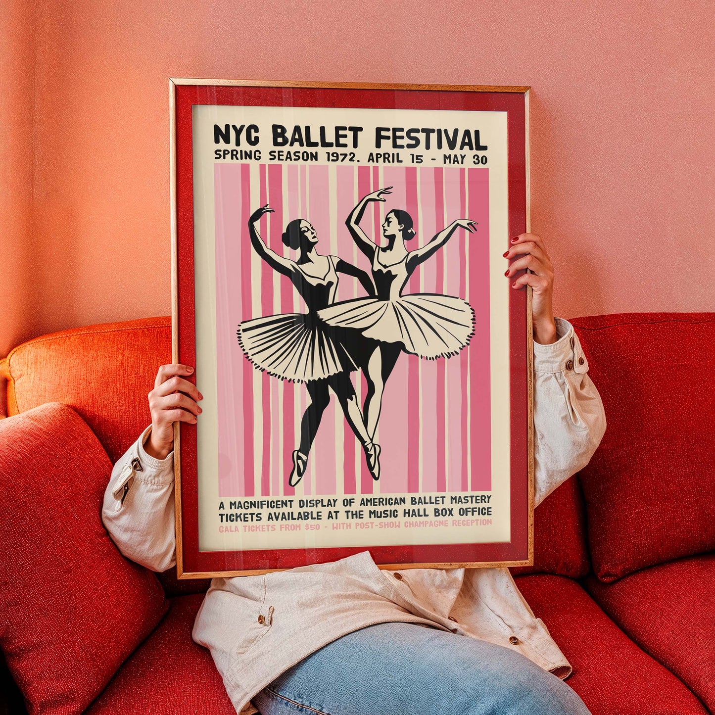 NYC Ballet Festival Poster Print