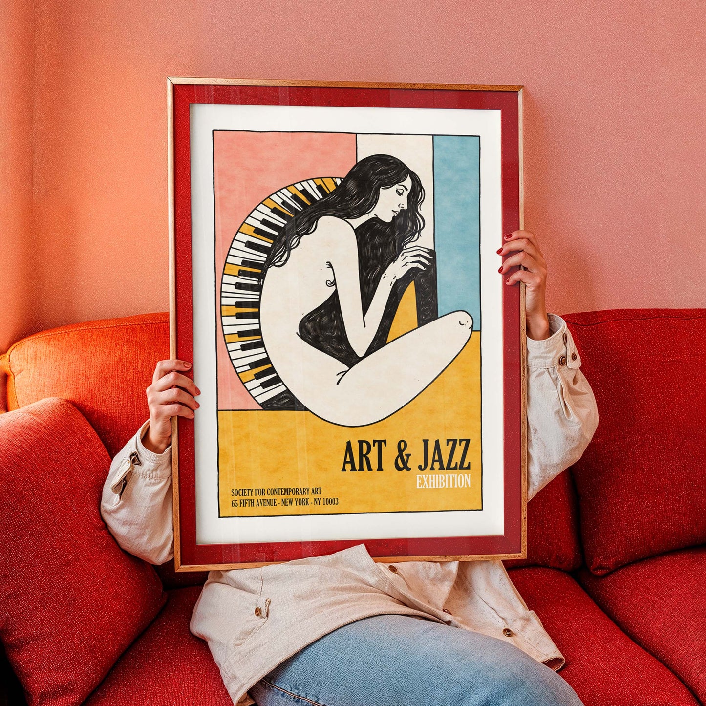 Art & Jazz Muse Poster