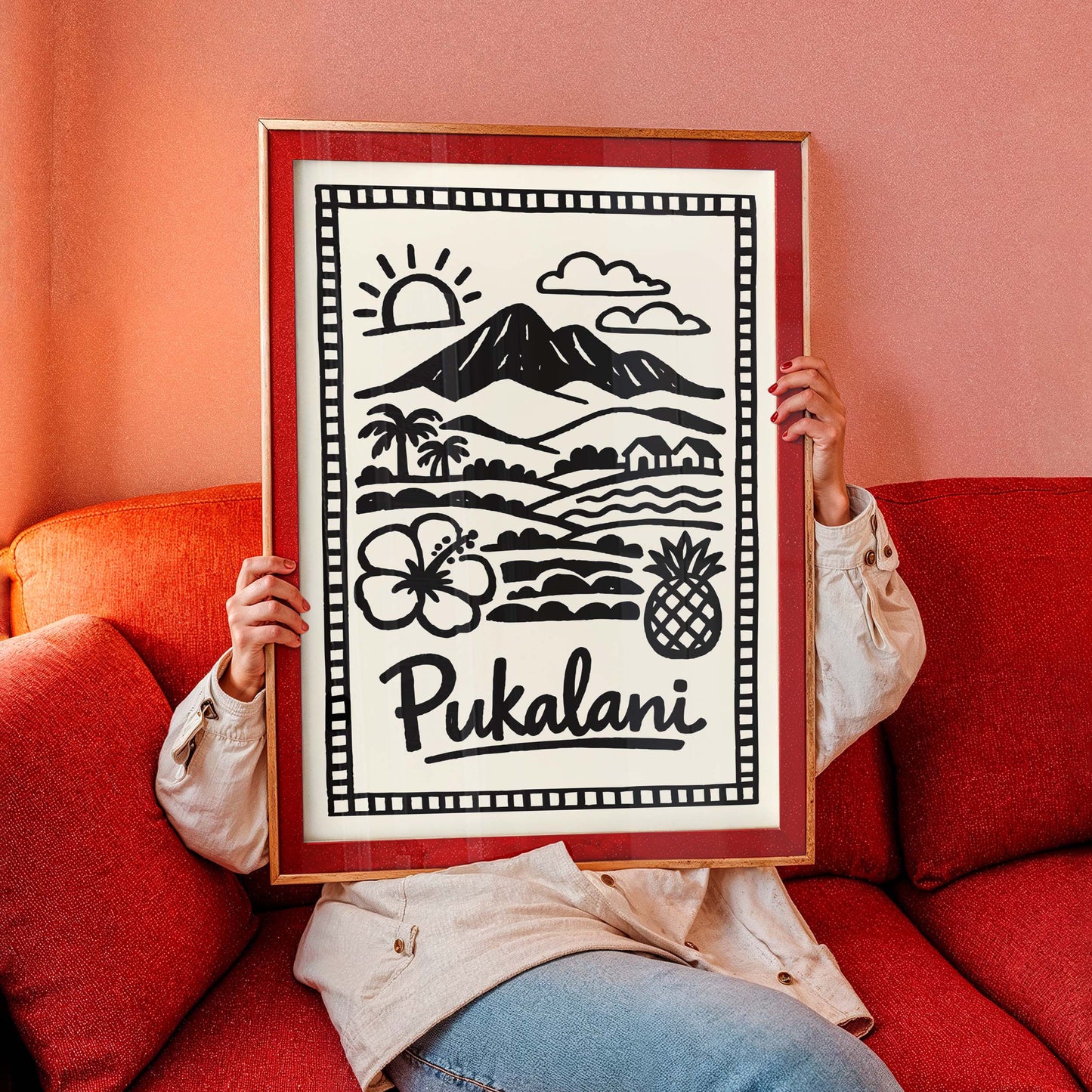 Pukalani Hawaii Poster Print
