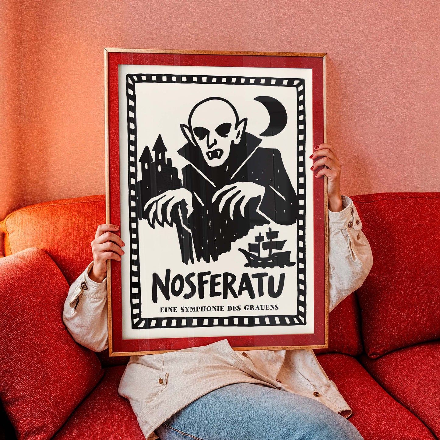 Nosferatu Vintage Horror Poster Print