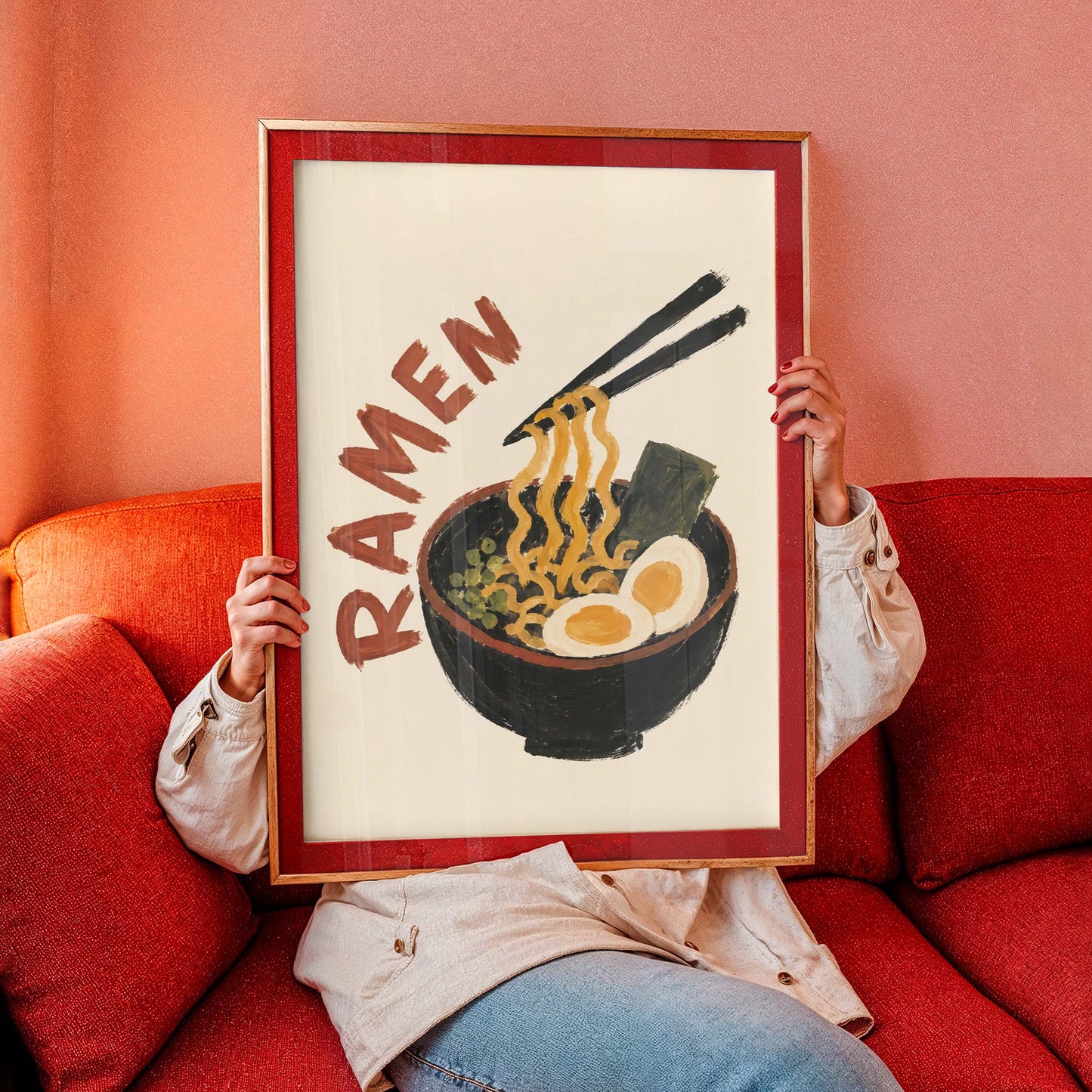 Ramen Bowl Kitchen Wall Print