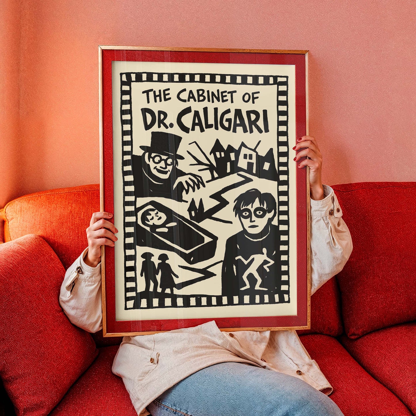 Cabinet Caligari Film Poster Print