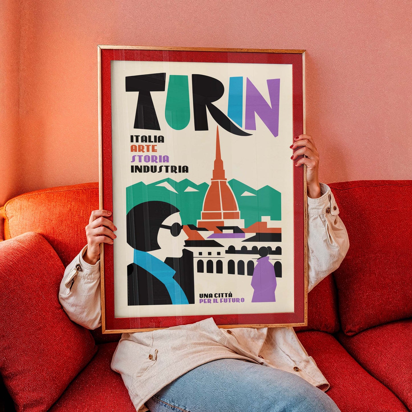 Turin Italy Travel Wall Art