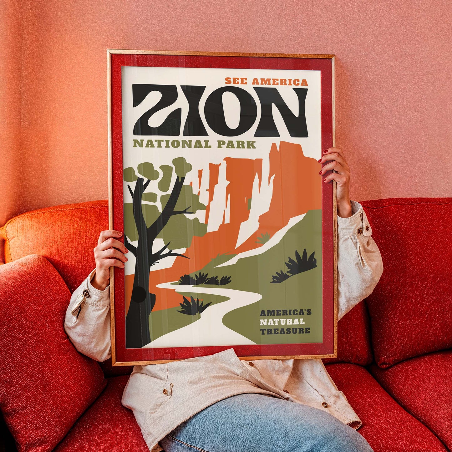 Zion National Park Travel Print