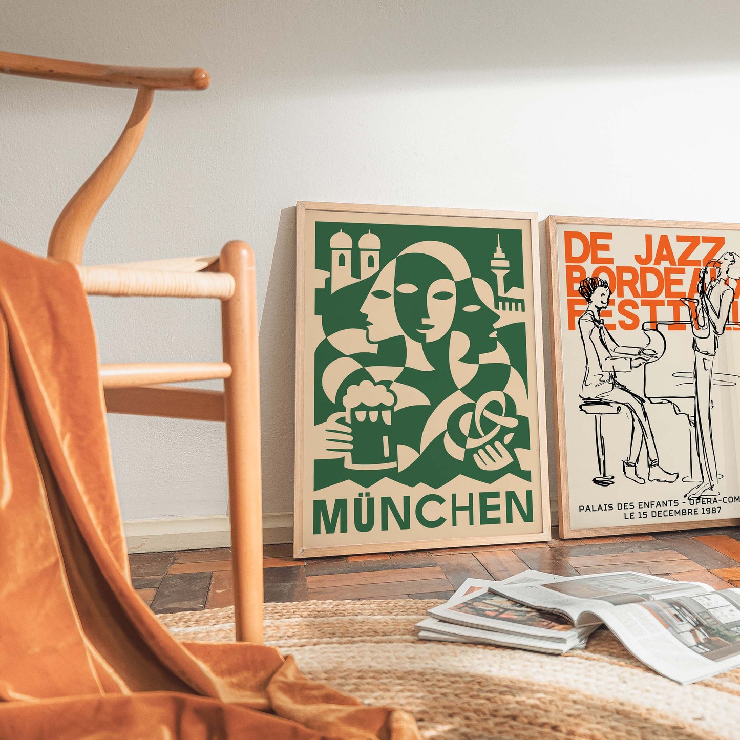 Munich Germany Travel Poster Print