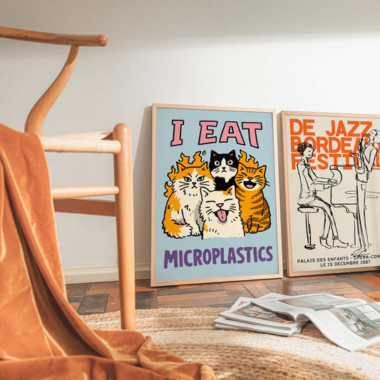 Cats & Microplastics Poster