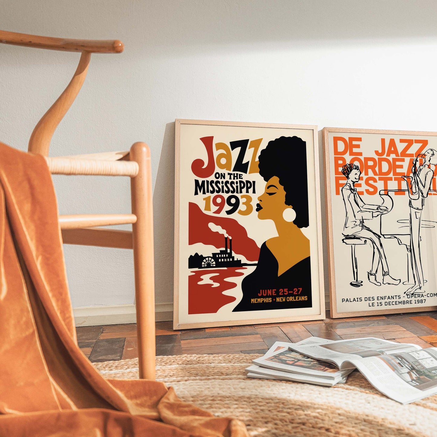 Jazz on the Mississippi Festival Poster