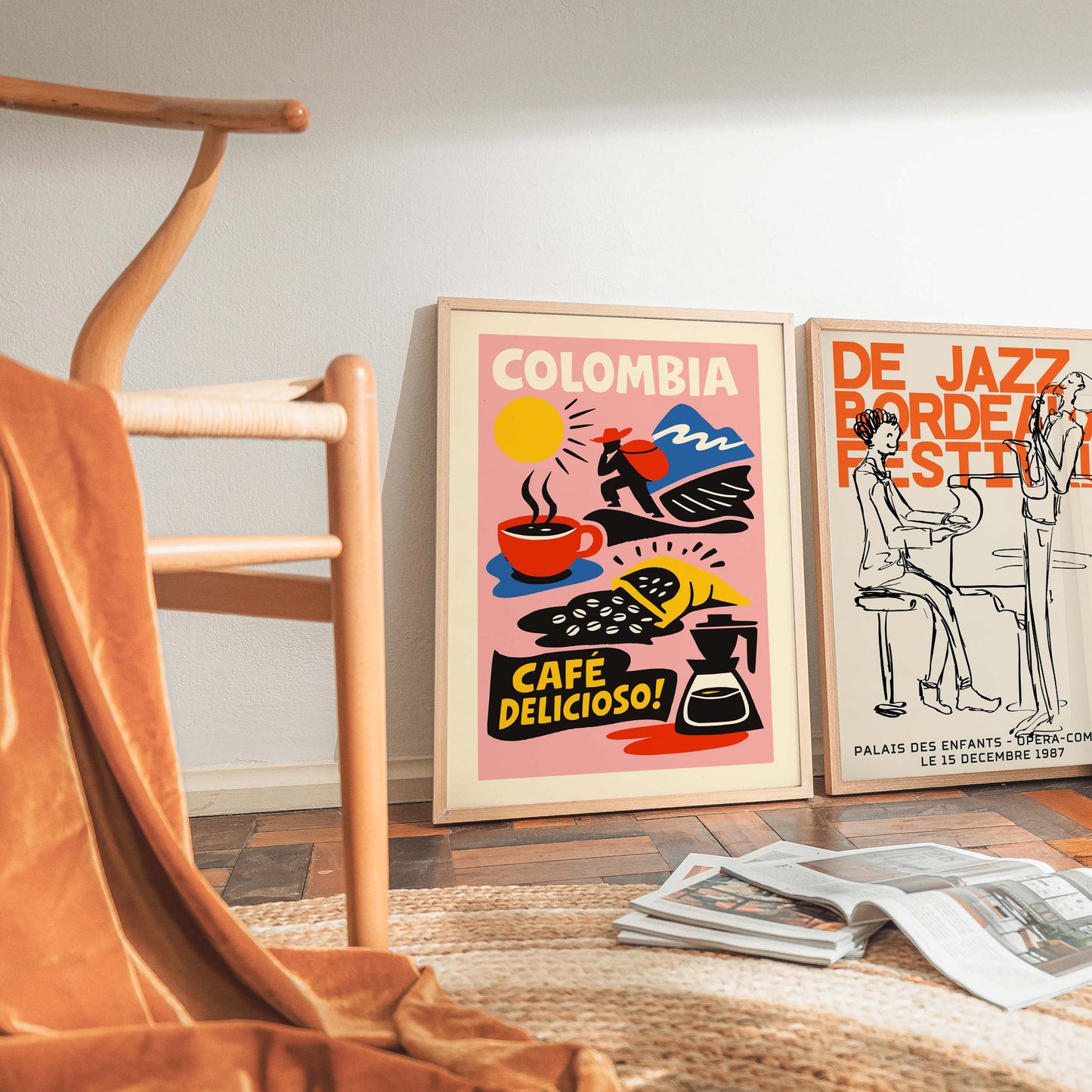 Colombia Coffee Wall Art Kitchen