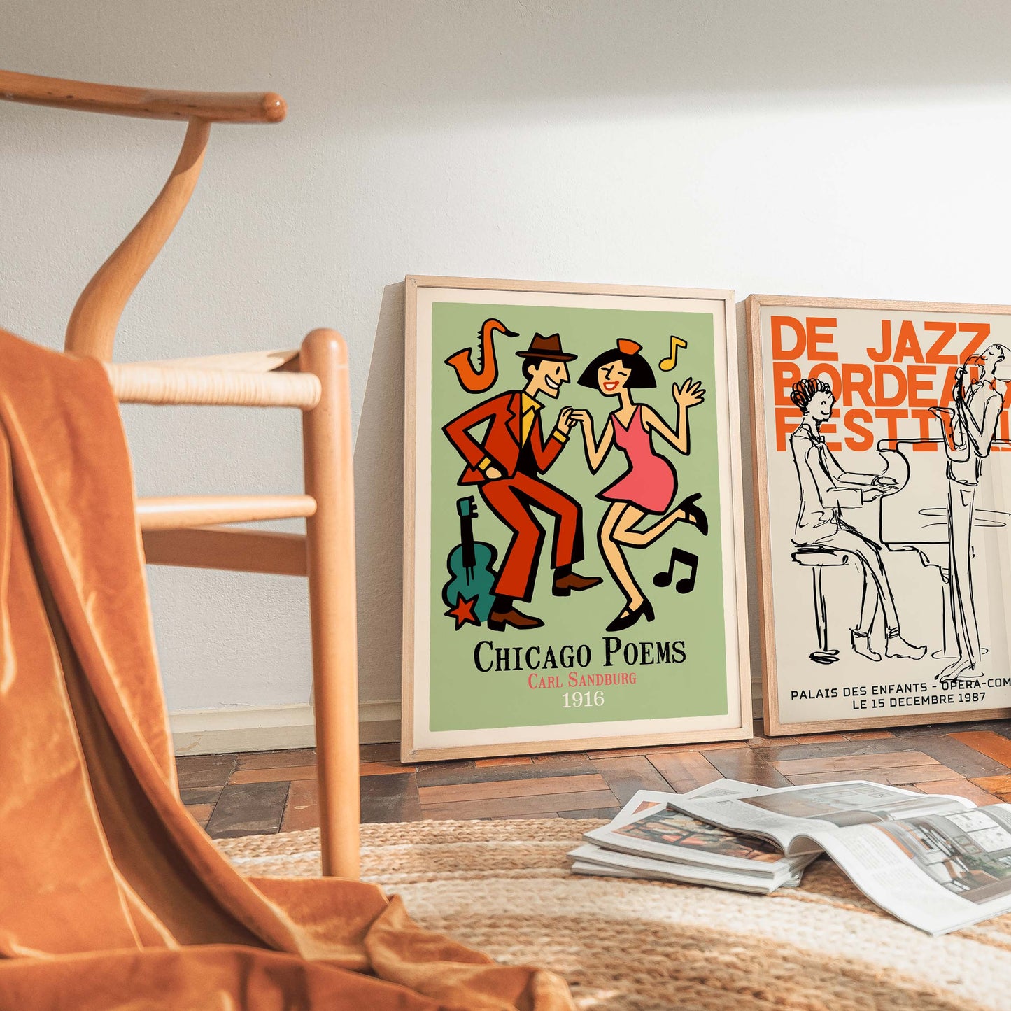 Chicago Poems Jazz Dance Poster