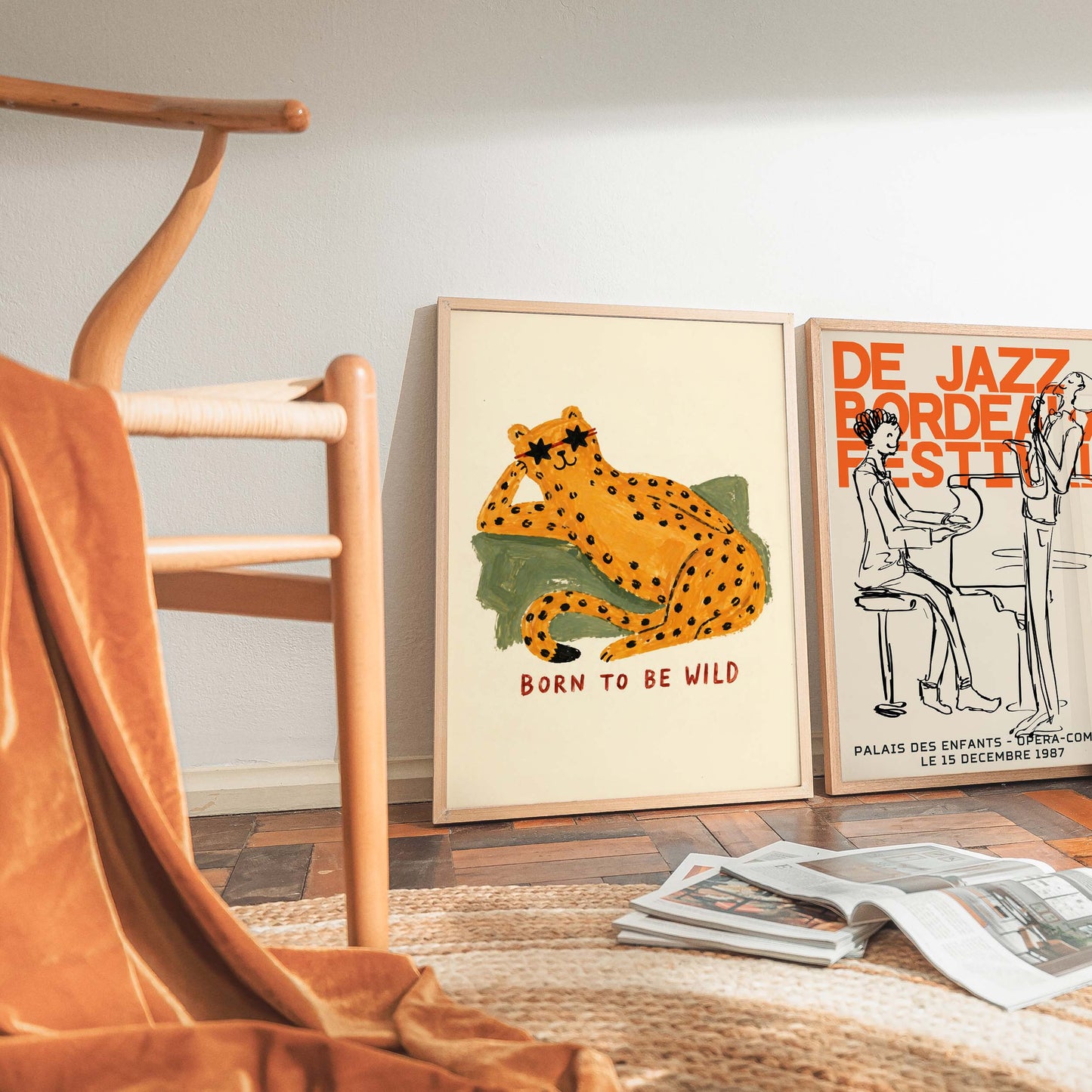 Fancy Leopard Quote Wall Art Print