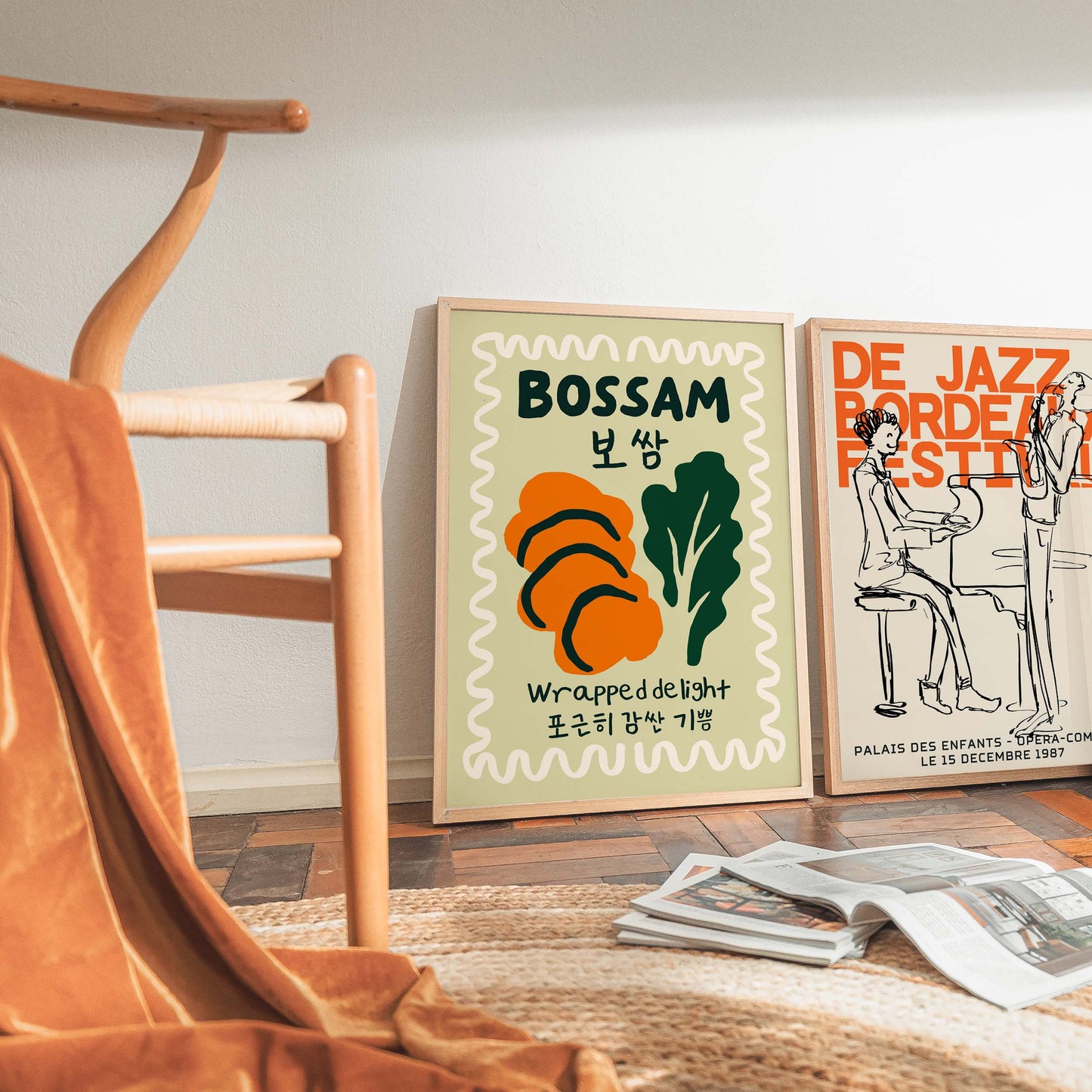 Bossam Korean Food Poster Print