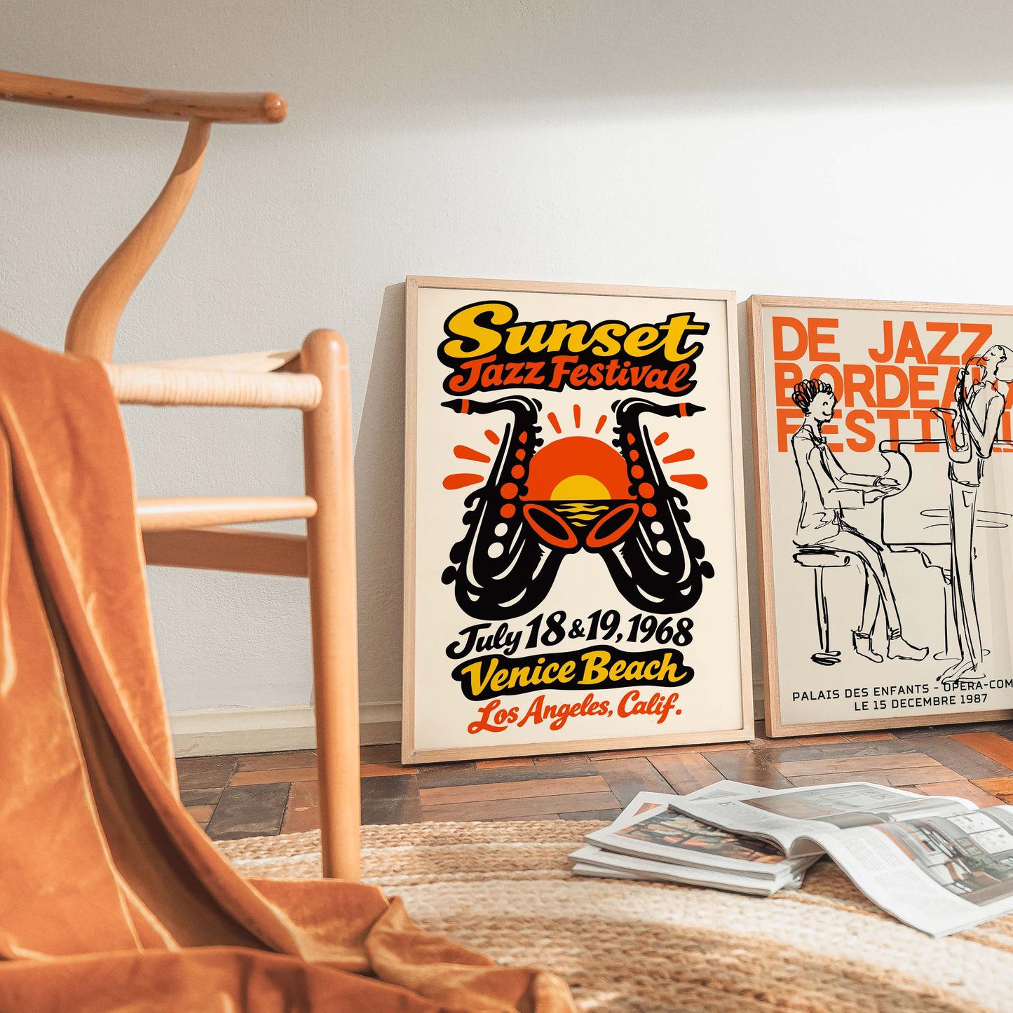 Sunset Jazz Festival Poster Print