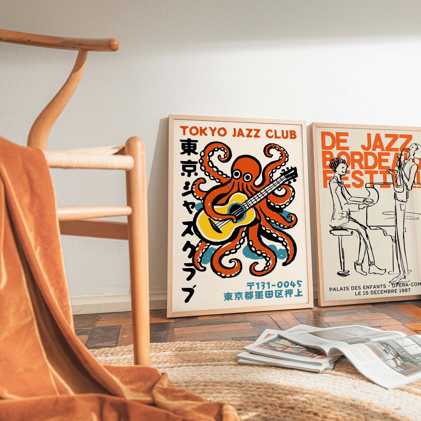 Tokyo Jazz Club Octopus Poster