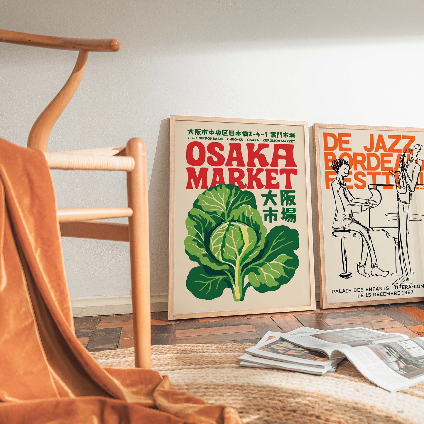 Osaka Market Poster Wall Art