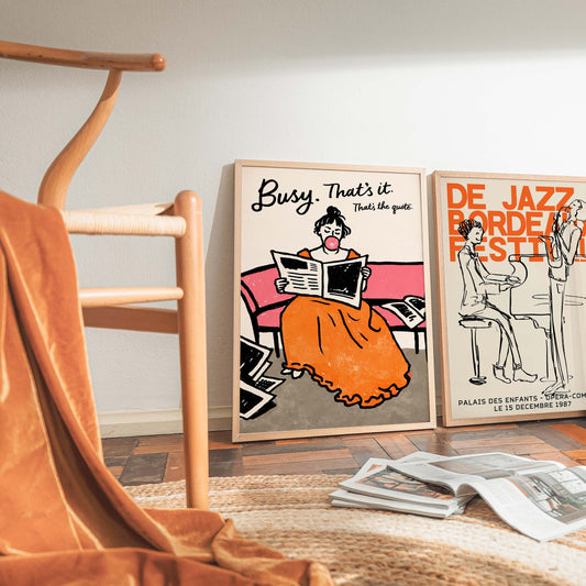 Busy Life Quote Poster