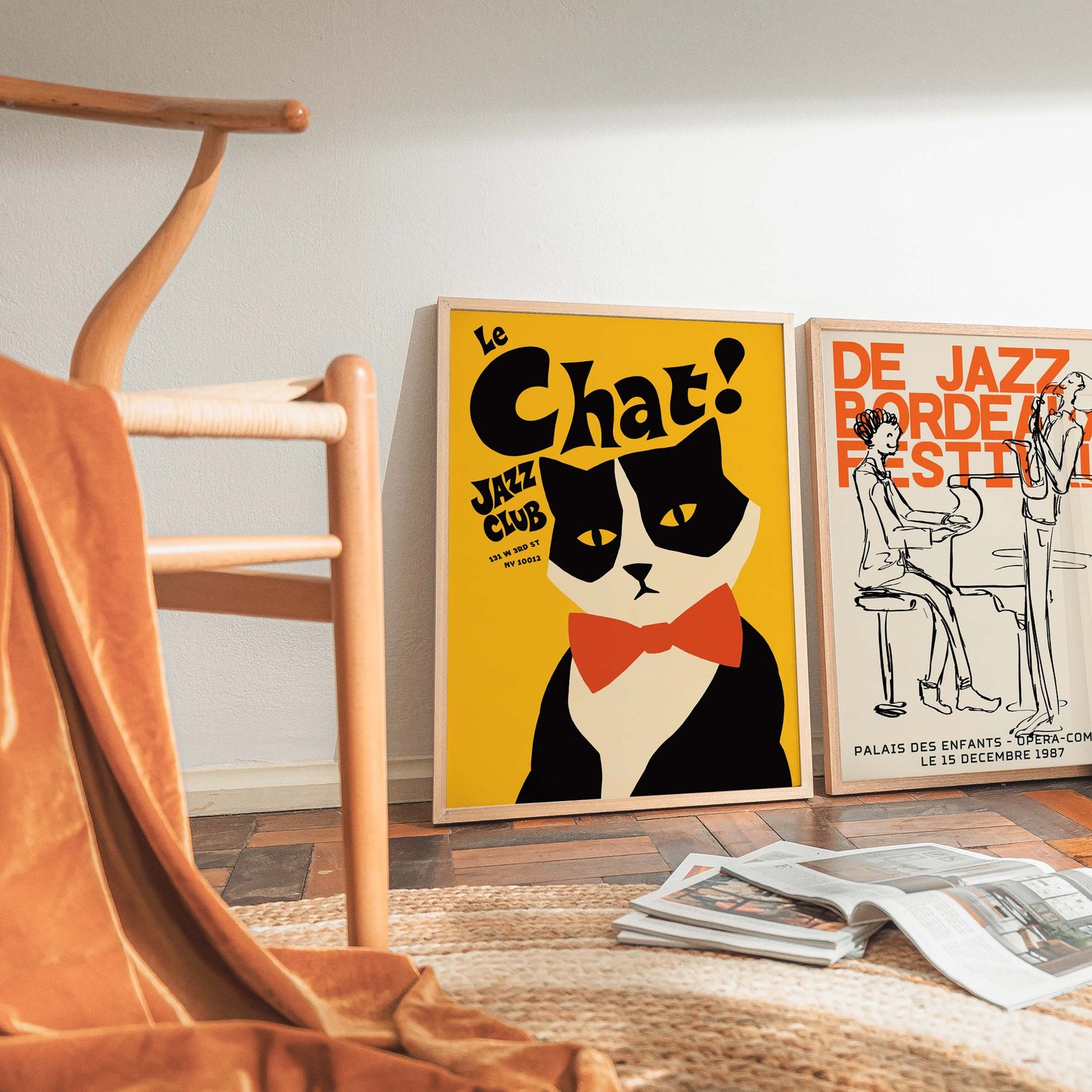Le Chat Jazz Club Poster