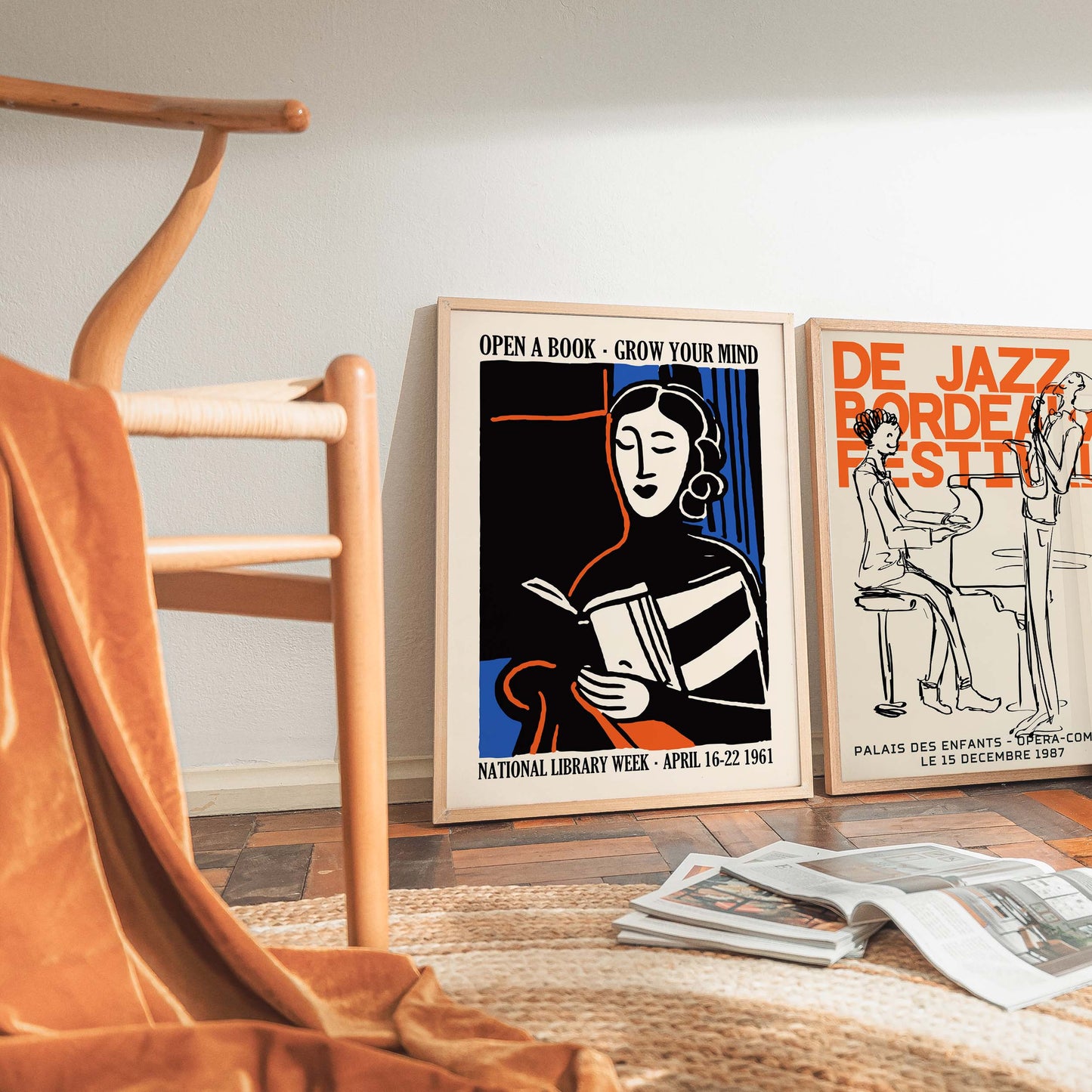 Library Week Reading Poster Wall Art