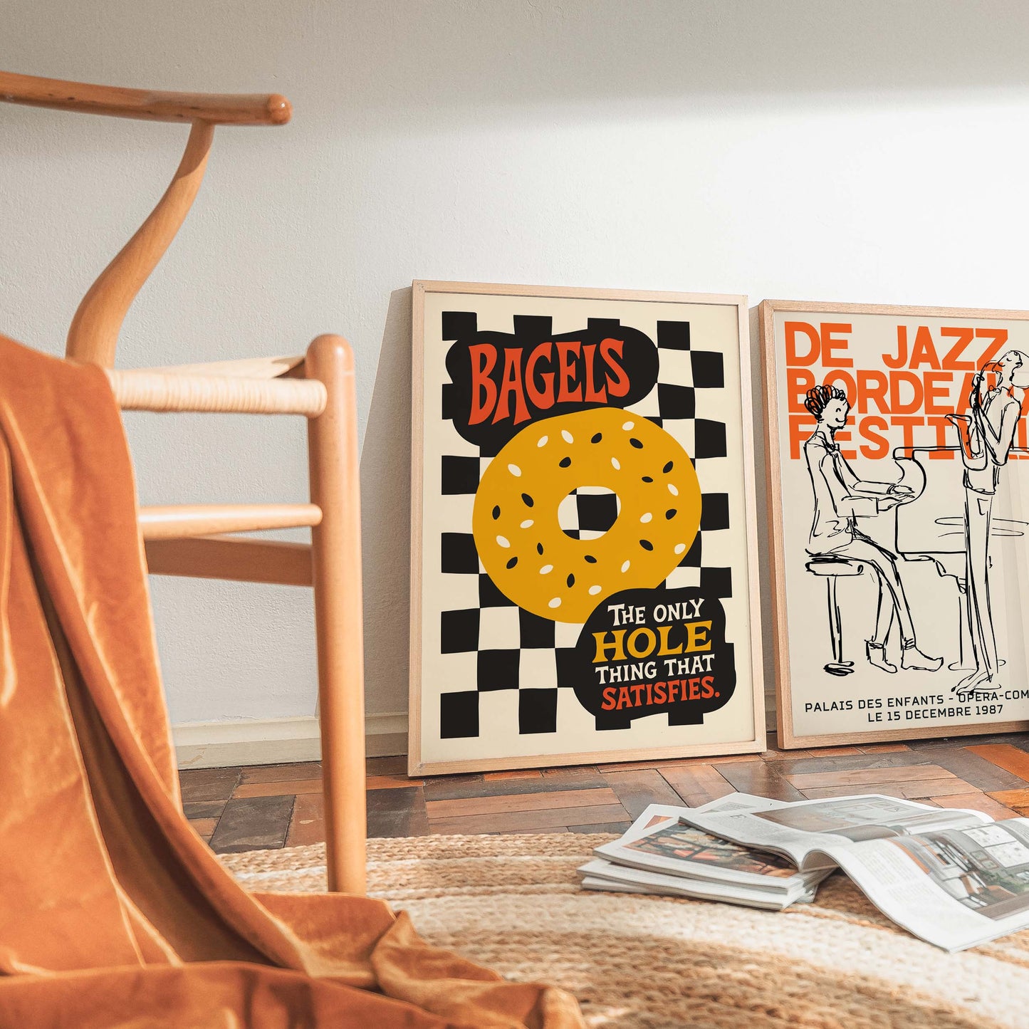 Bagels Humor Wall Art
