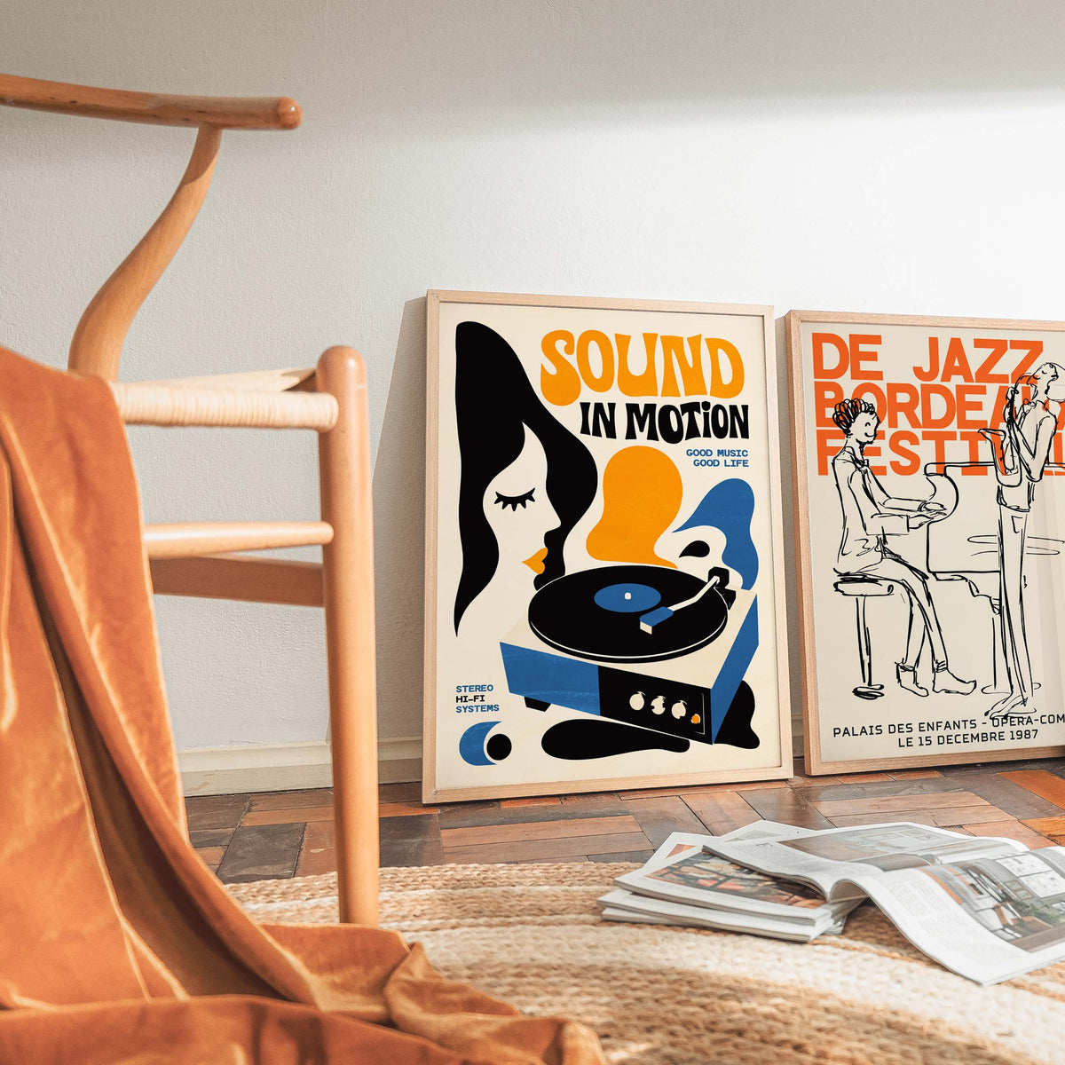 Sound In Motion Record Poster For Studio