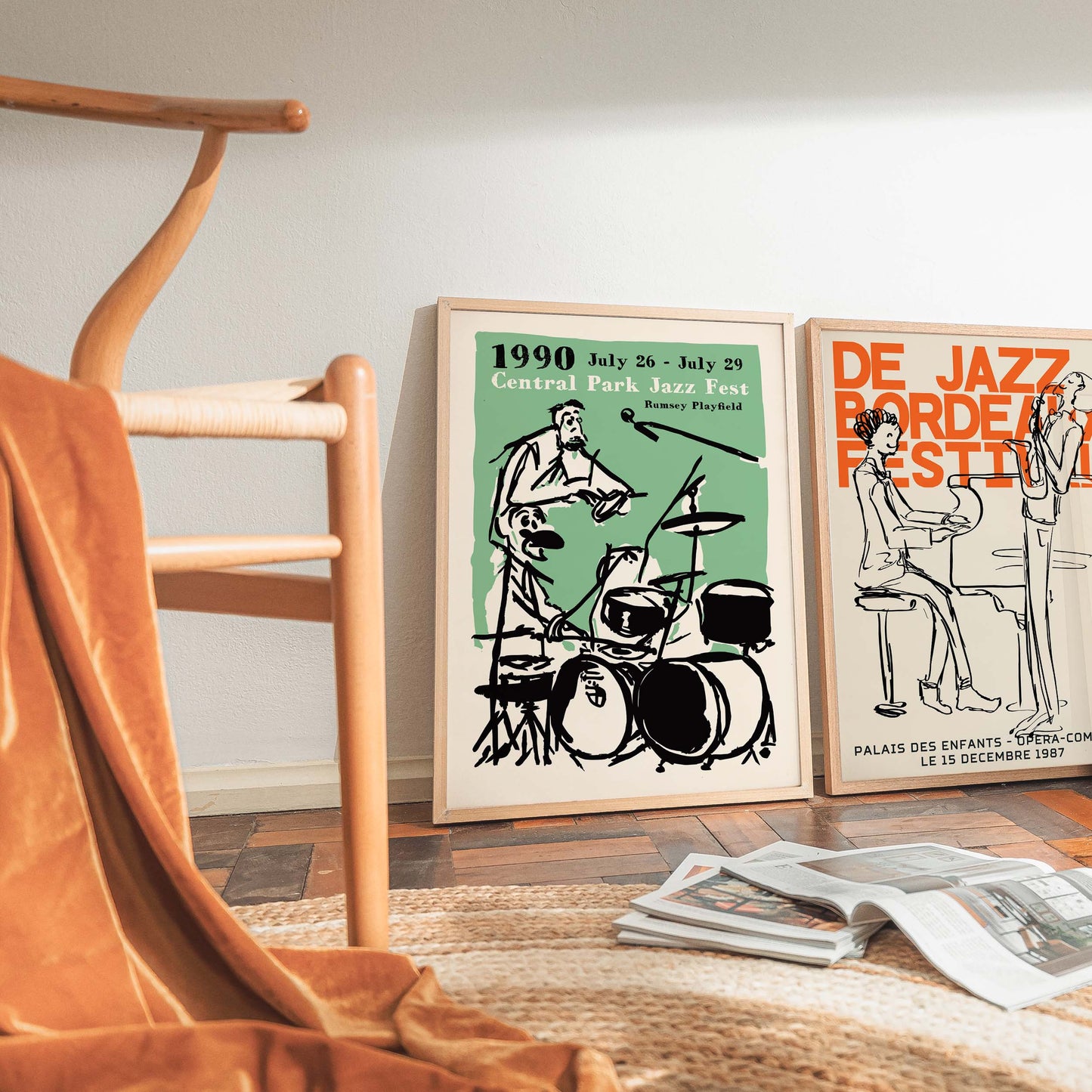 Central Park Jazz Fest Poster Print