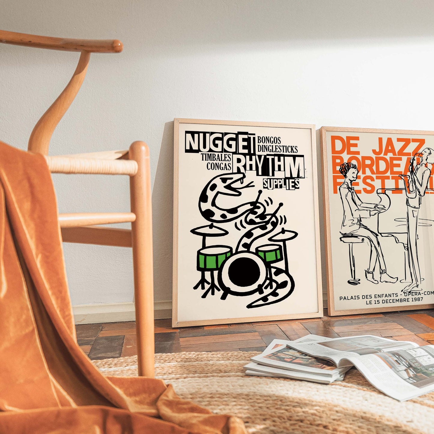 Rhythm Supplies Drum Poster Print