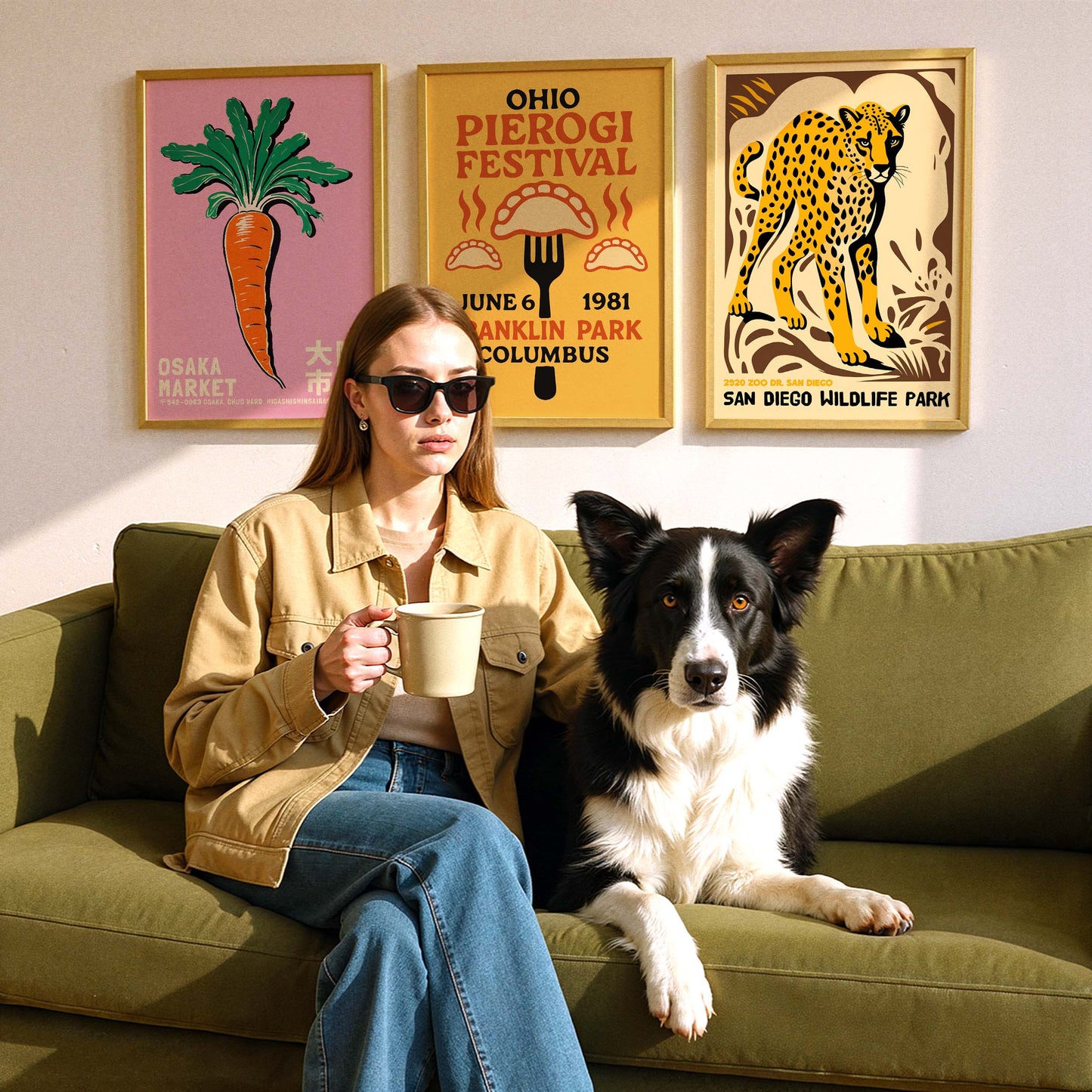 San Diego Cheetah Poster Print