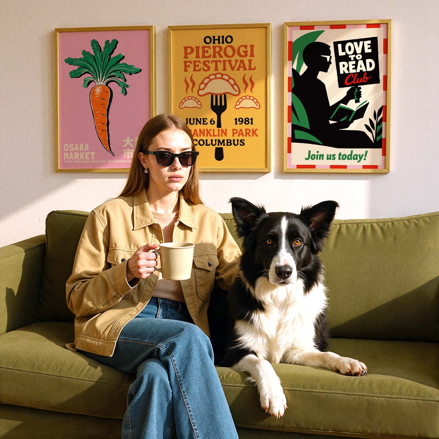 Love to Read Club Reader Poster