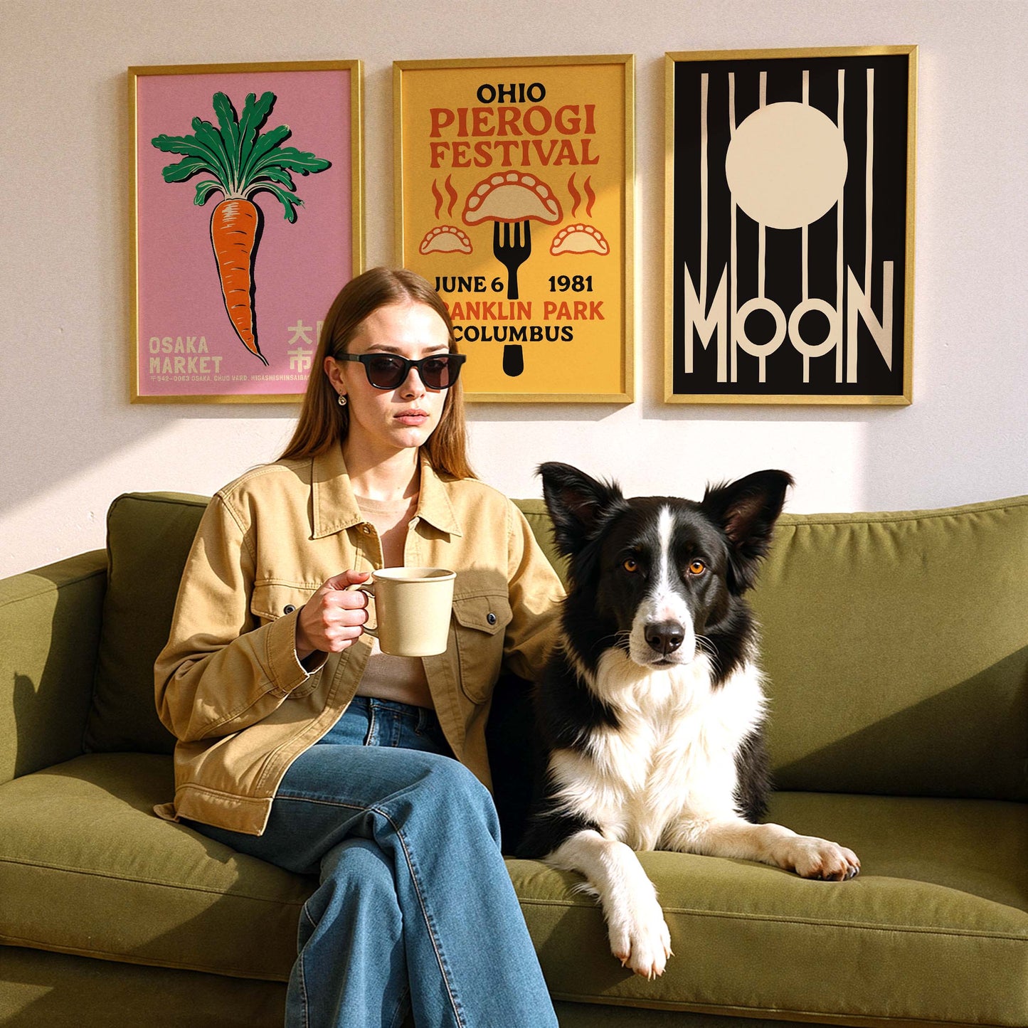 Moon Poster Bedroom Office