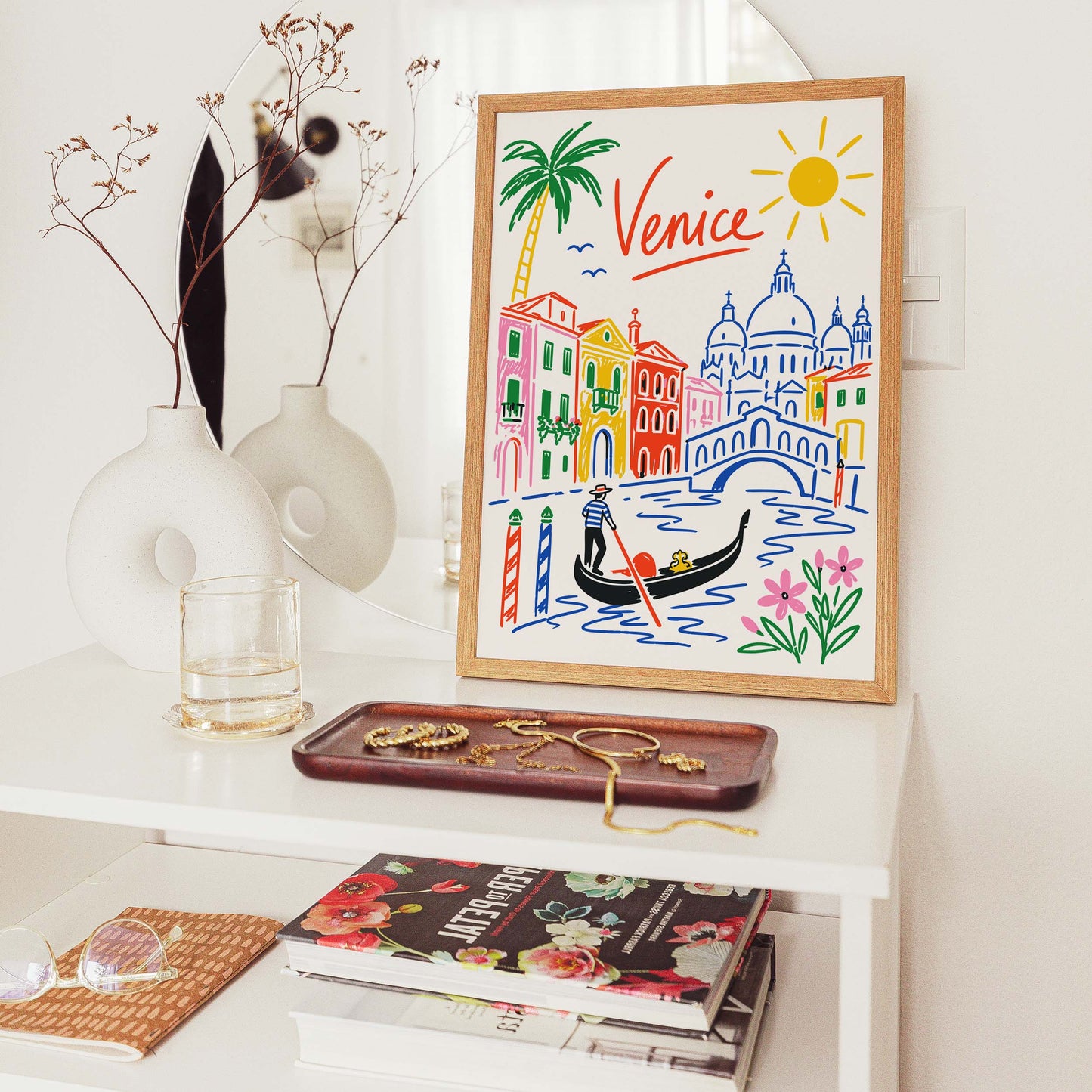 Venice Italy Travel Poster Print