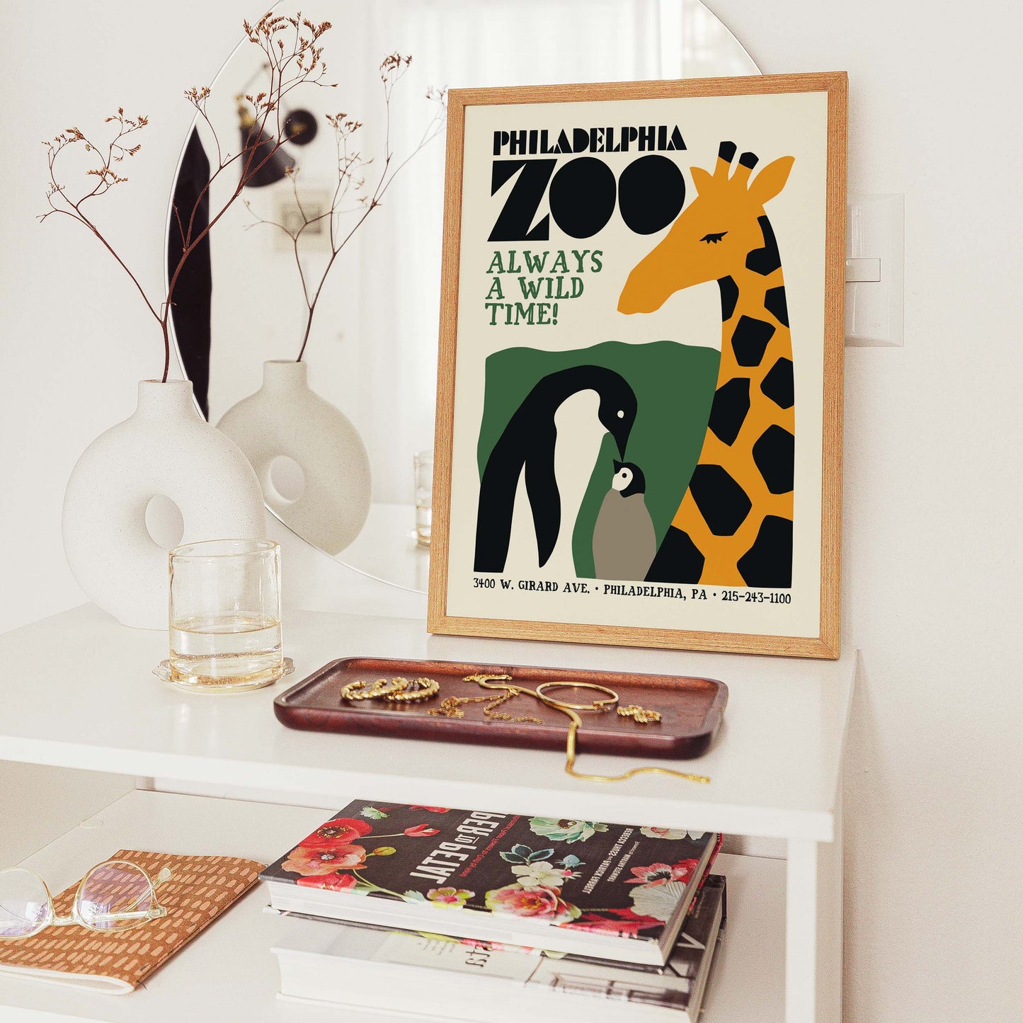 Philadelphia Zoo Wall Art Nursery Playroom