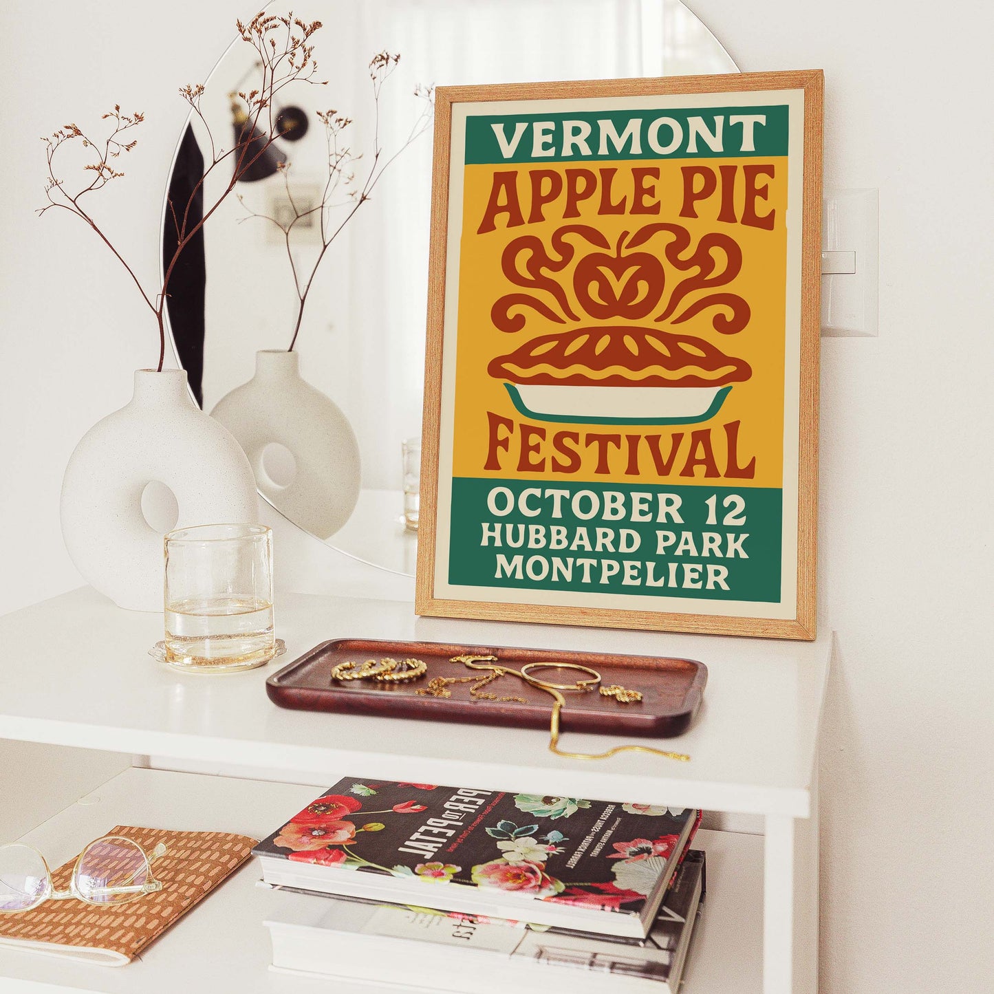 Vermont Apple Pie Festival Poster Print