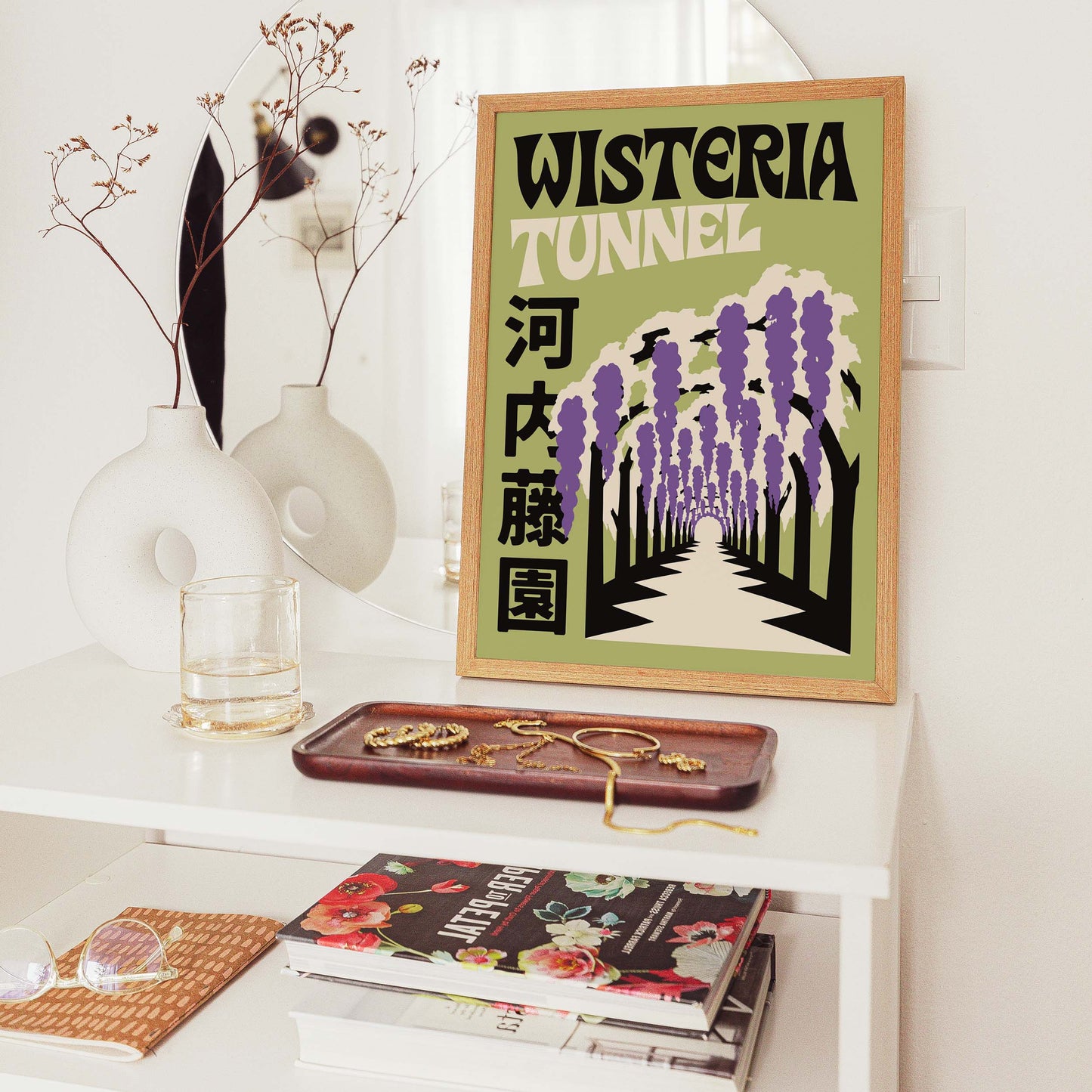 Wisteria Tunnel Wall Art