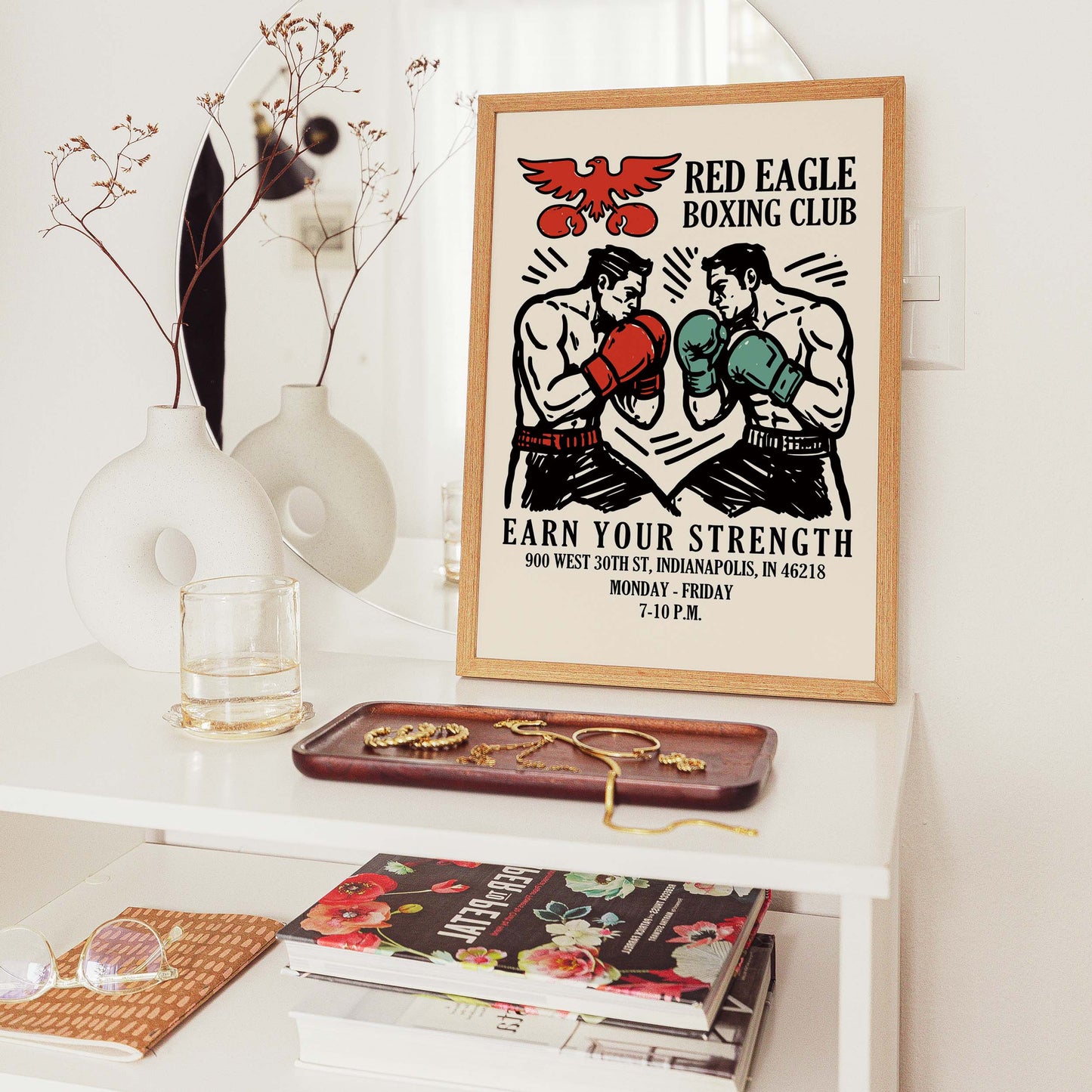 Boxing Club Vintage Poster