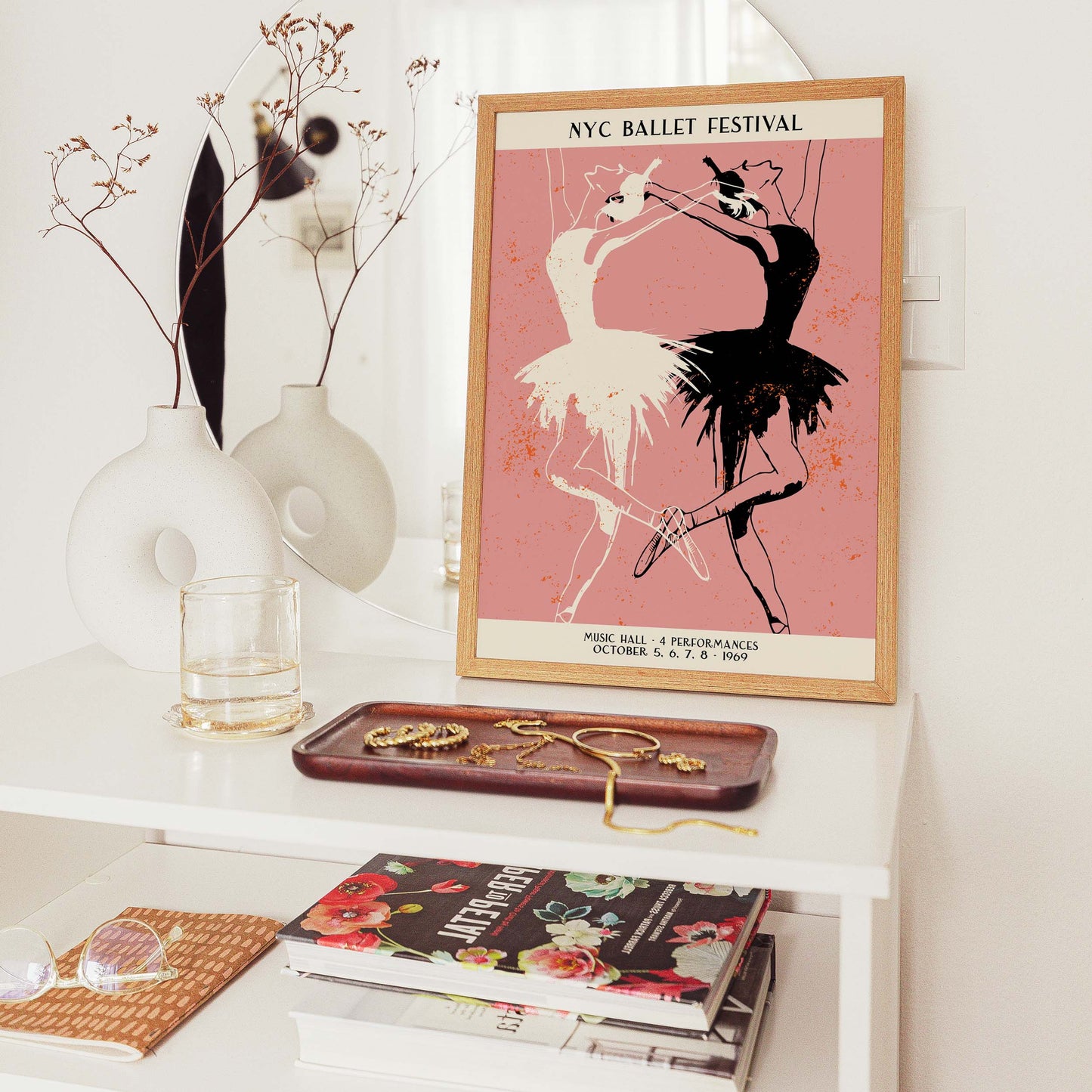 NYC Ballet Festival Dance Poster Print