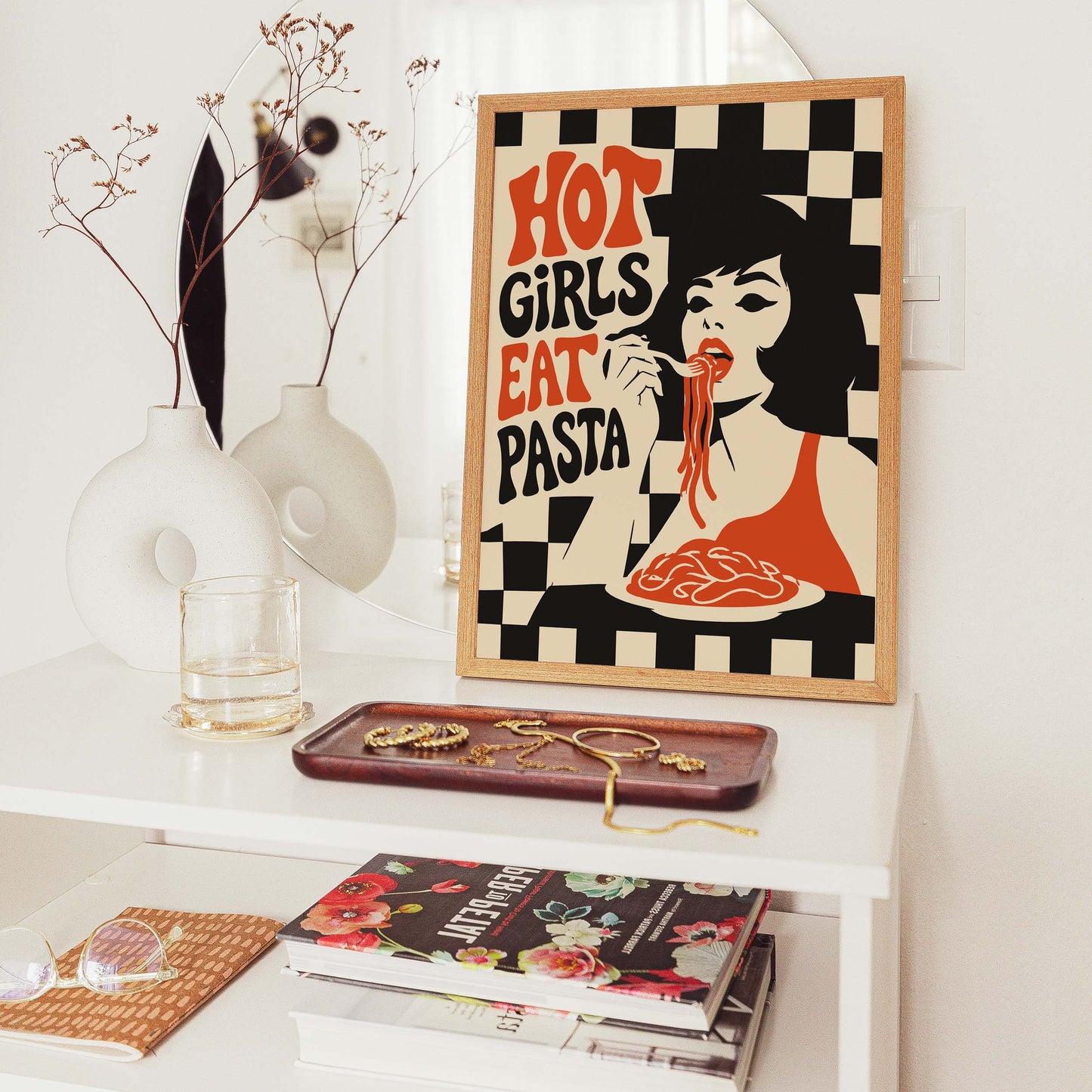 Hot Girls Eat Pasta Poster