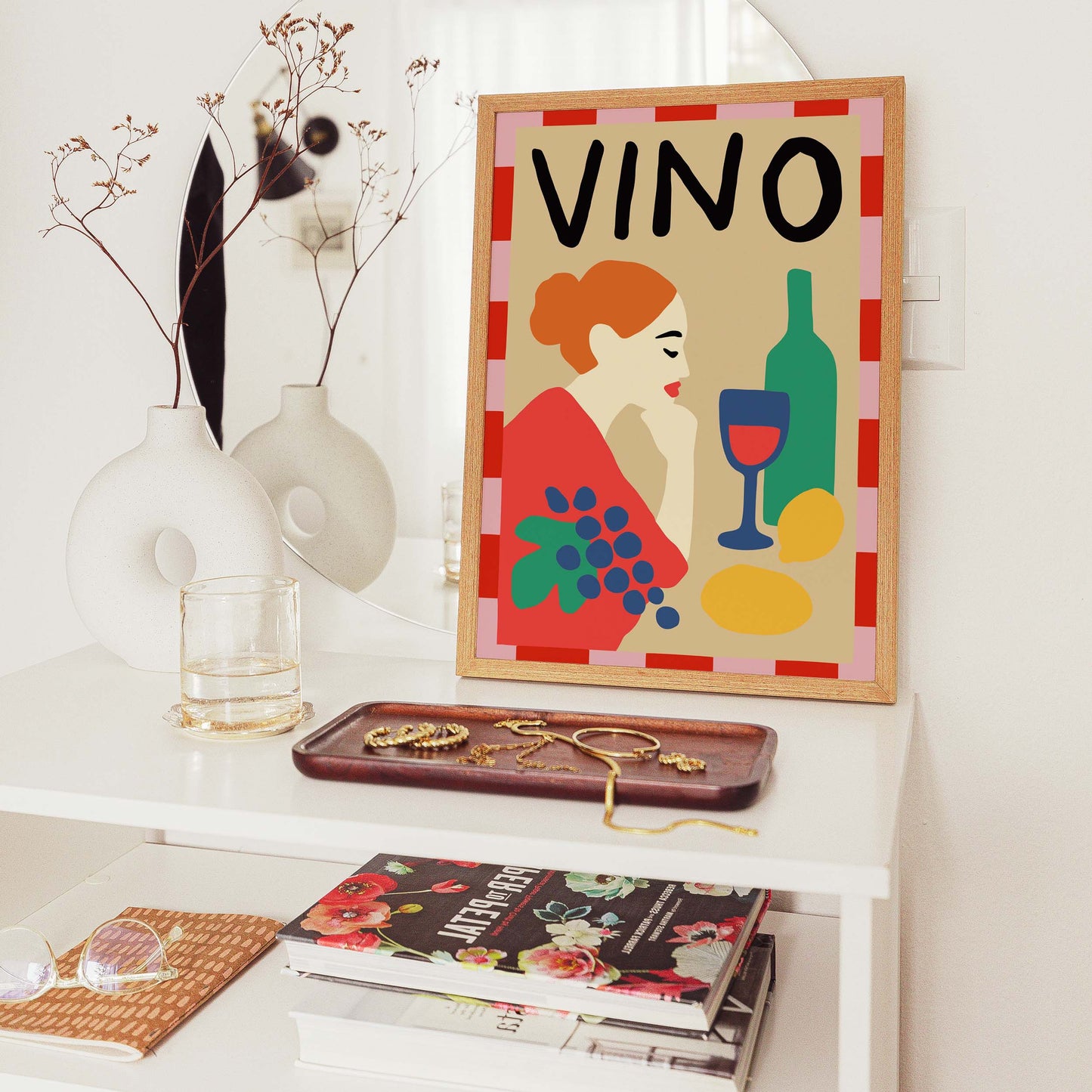 Vino Wine Wall Poster